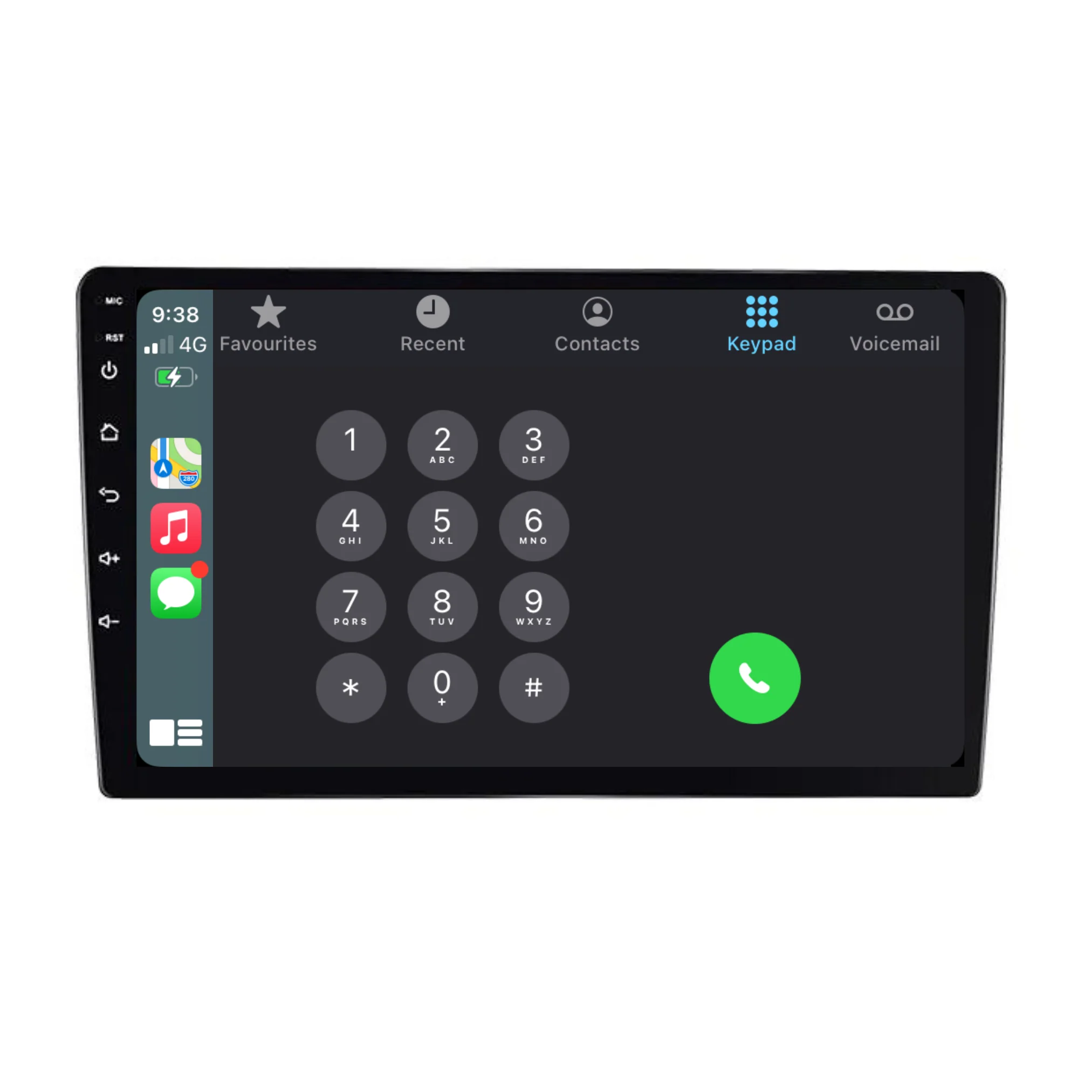 Audi A3 (2008-2012) Plug & Play Head Unit Upgrade Kit: Car Radio with Wireless & Wired Apple CarPlay & Android Auto - Image 3