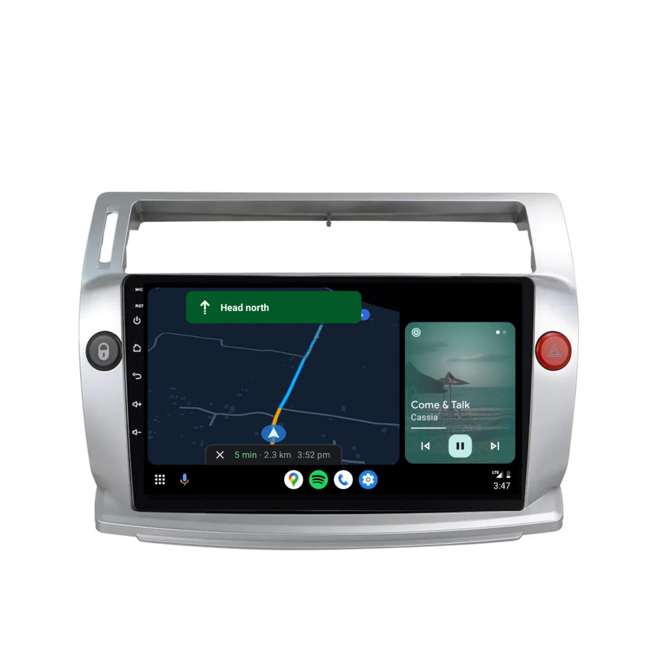 Citroen C4 (2004-2009) Plug & Play Head Unit Upgrade Kit: Car Radio with Wireless & Wired Apple CarPlay & Android Auto - Image 4