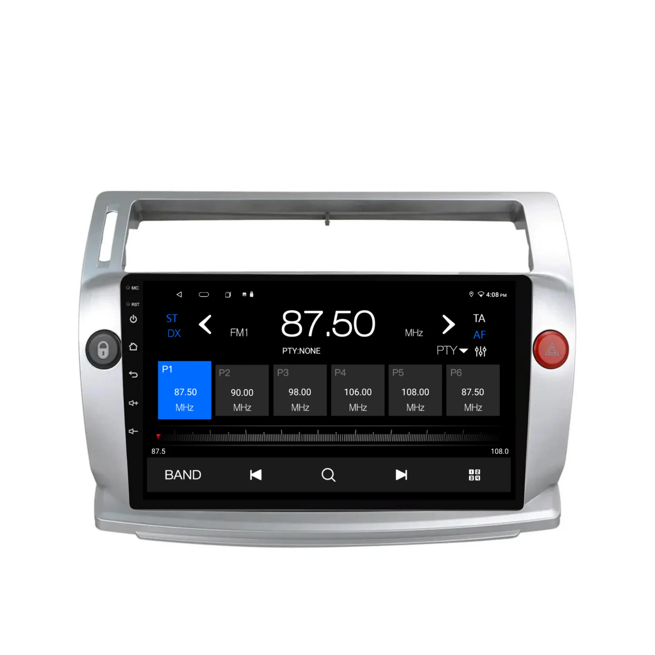 Citroen C4 (2004-2009) Plug & Play Head Unit Upgrade Kit: Car Radio with Wireless & Wired Apple CarPlay & Android Auto - Image 5