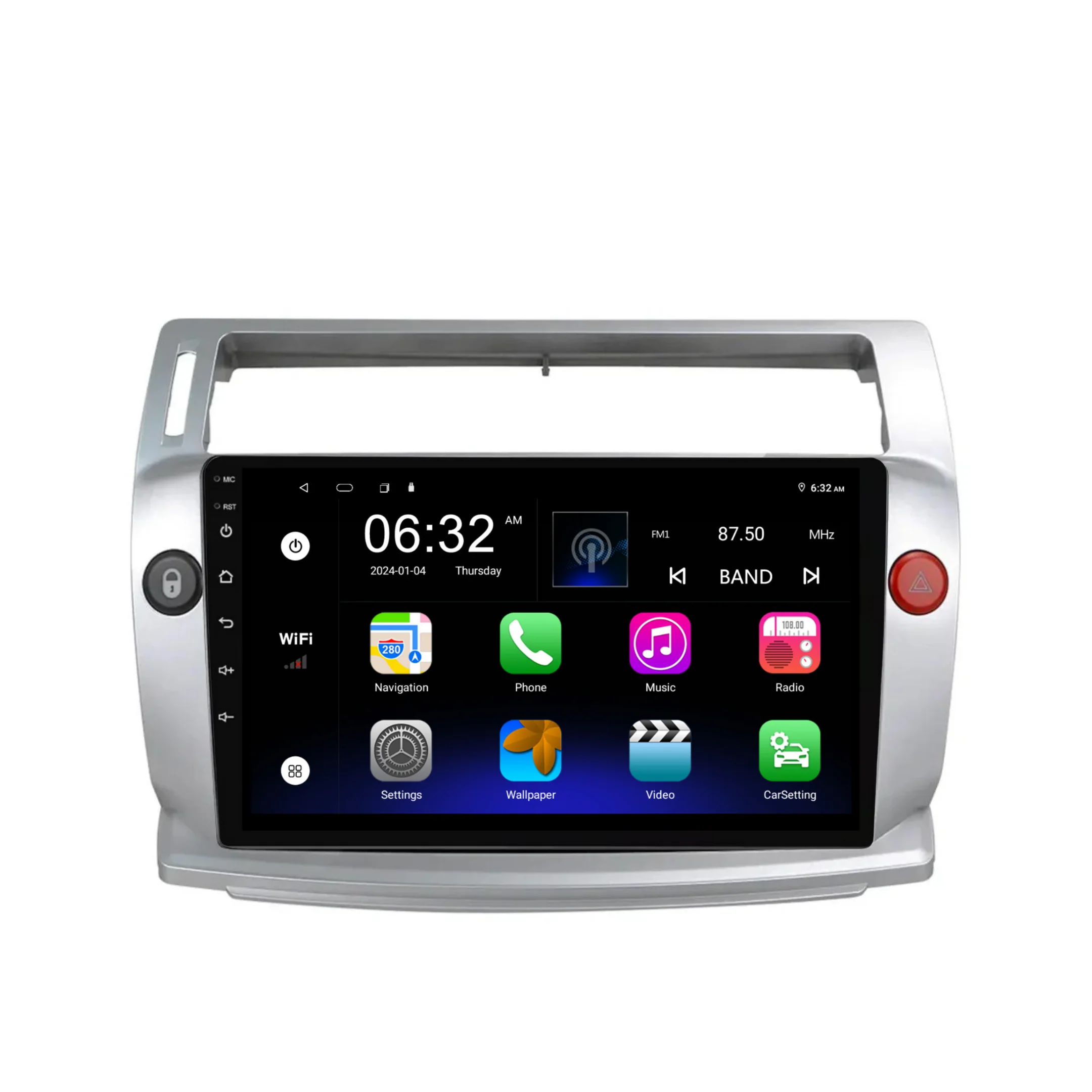 Citroen C4 (2004-2009) Plug & Play Head Unit Upgrade Kit: Car Radio with Wireless & Wired Apple CarPlay & Android Auto - Image 6