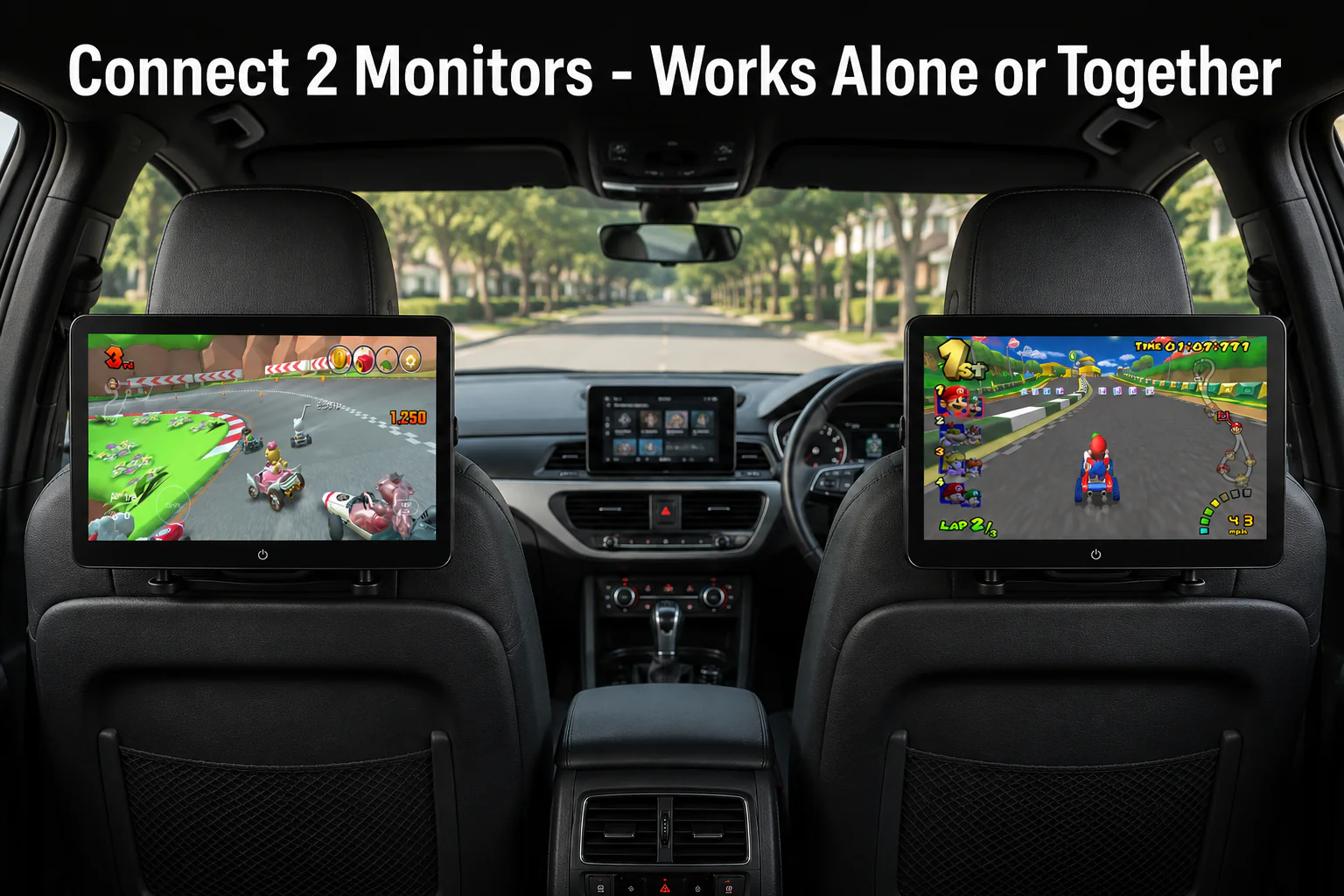 CJ INDUSTRIES 11.6" / 14" Inch HD Touchscreen Smart TV Standalone Car Headrest Entertainment System Monitor - Image 5