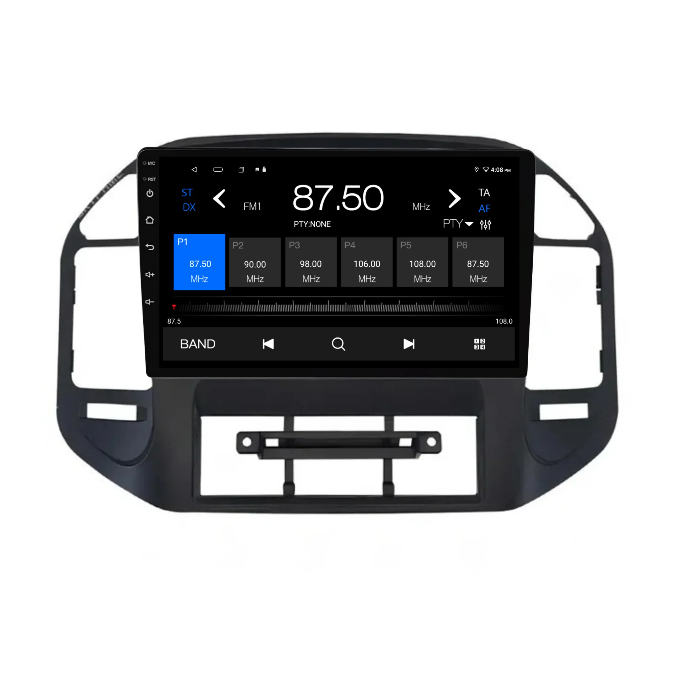 Mitsubishi Pajero V73 with cutout (2000-2006) Plug & Play Head Unit Upgrade Kit: Car Radio with Wireless & Wired Apple CarPlay & Android Auto - Image 5