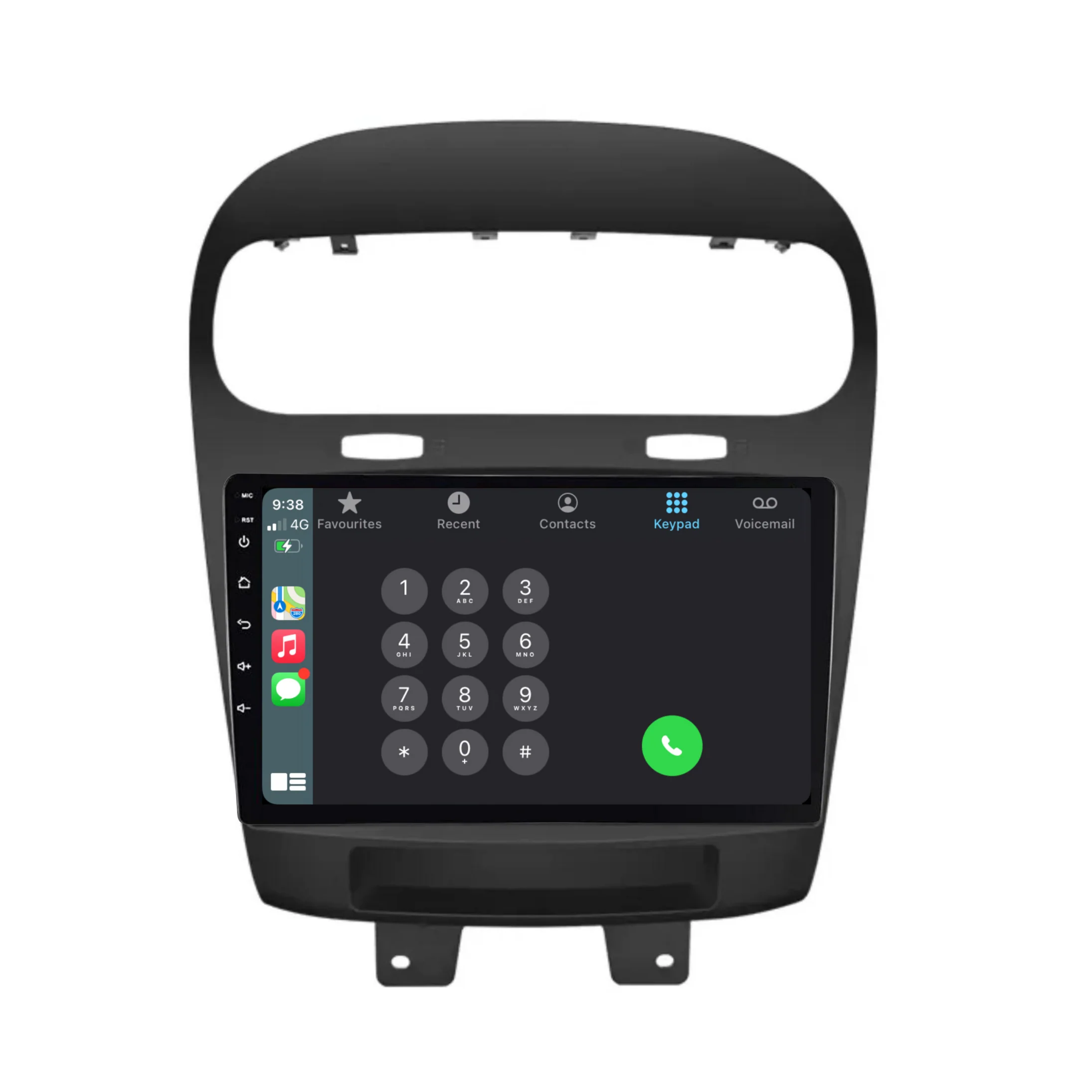 Dodge Journey (2012-2020) Plug & Play Head Unit Upgrade Kit: Car Radio with Wireless & Wired Apple CarPlay & Android Auto - Image 3