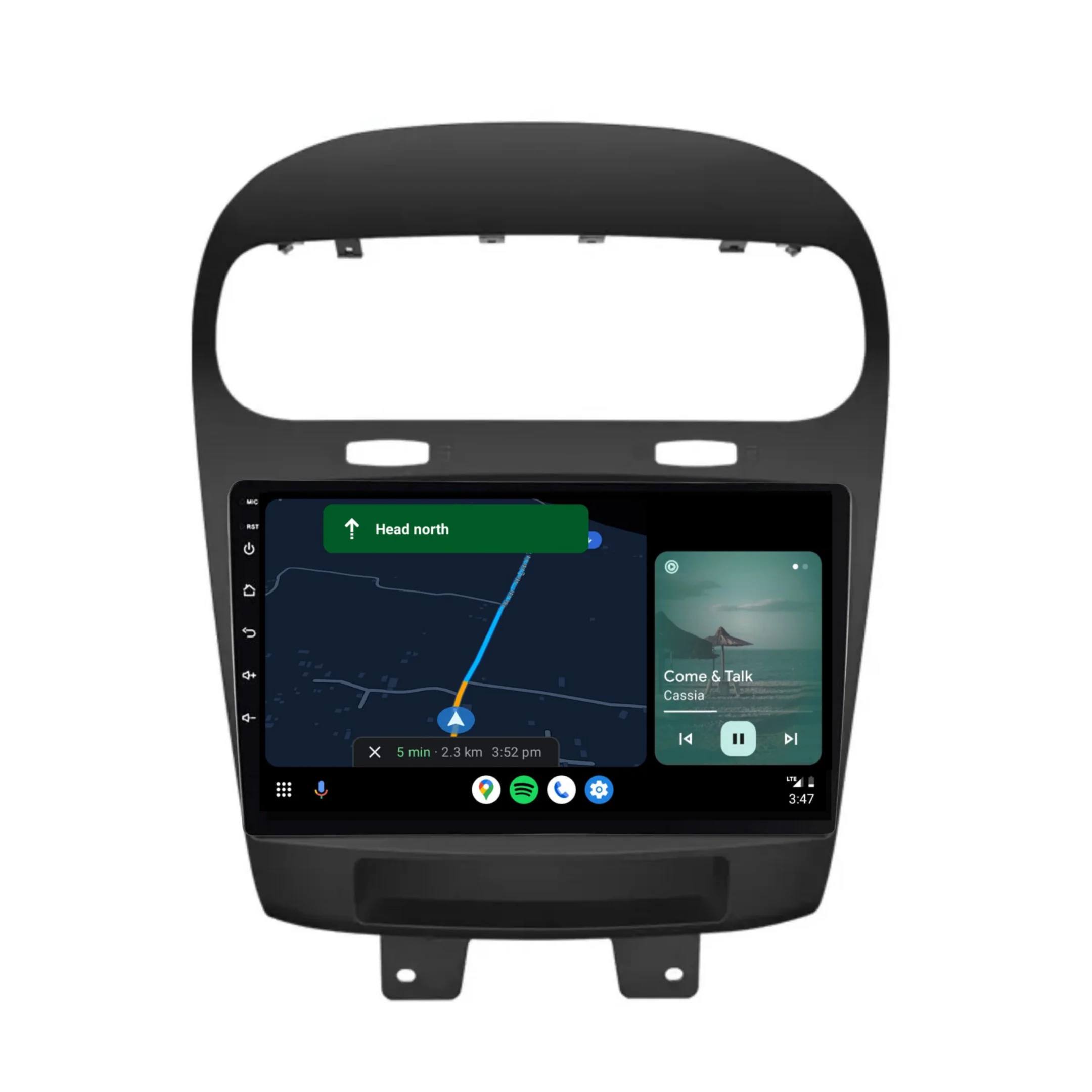 Dodge Journey (2012-2020) Plug & Play Head Unit Upgrade Kit: Car Radio with Wireless & Wired Apple CarPlay & Android Auto - Image 4
