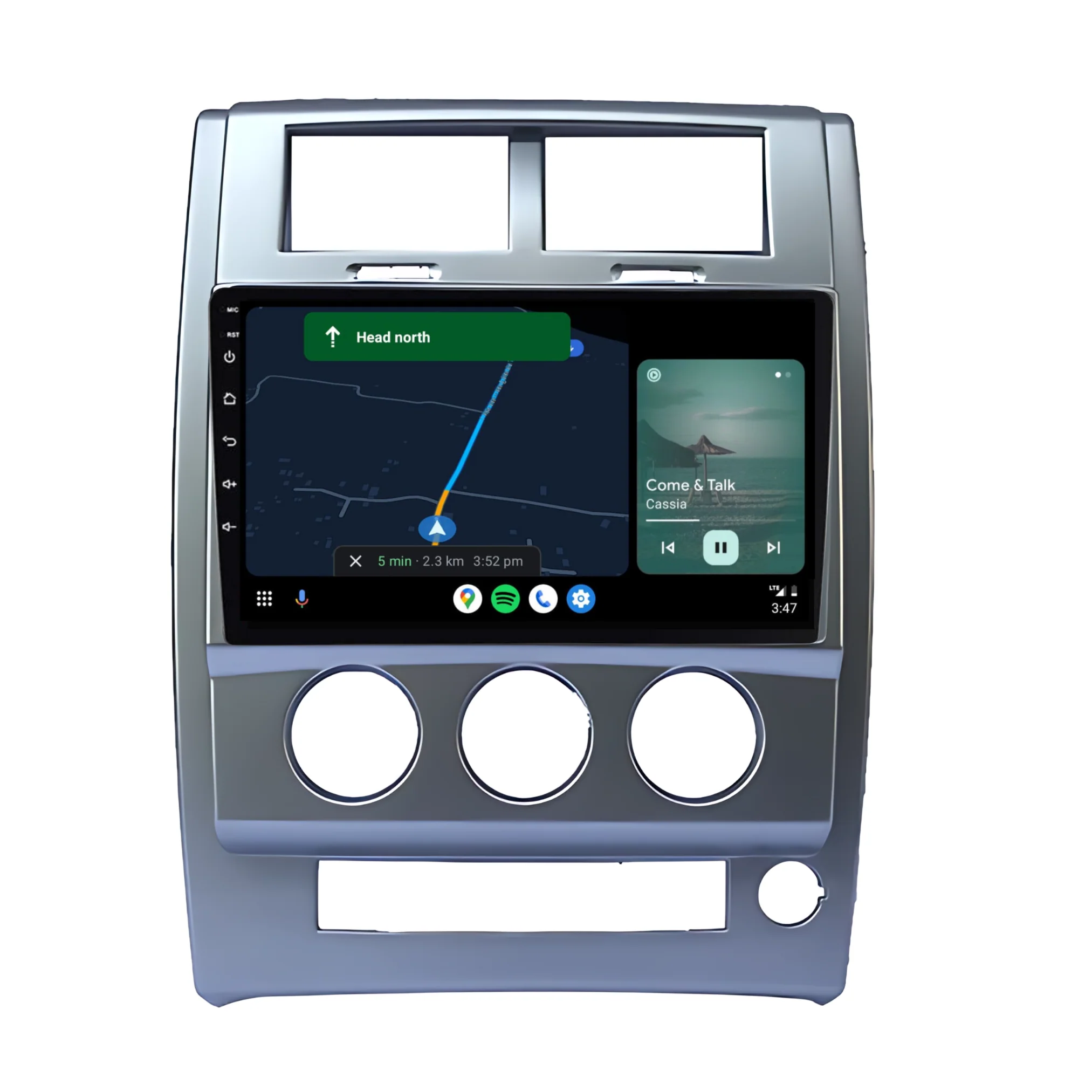 Dodge Nitro / Jeep Liberty (2007-2012) Plug & Play Head Unit Upgrade Kit: Car Radio with Wireless & Wired Apple CarPlay & Android Auto - Image 4