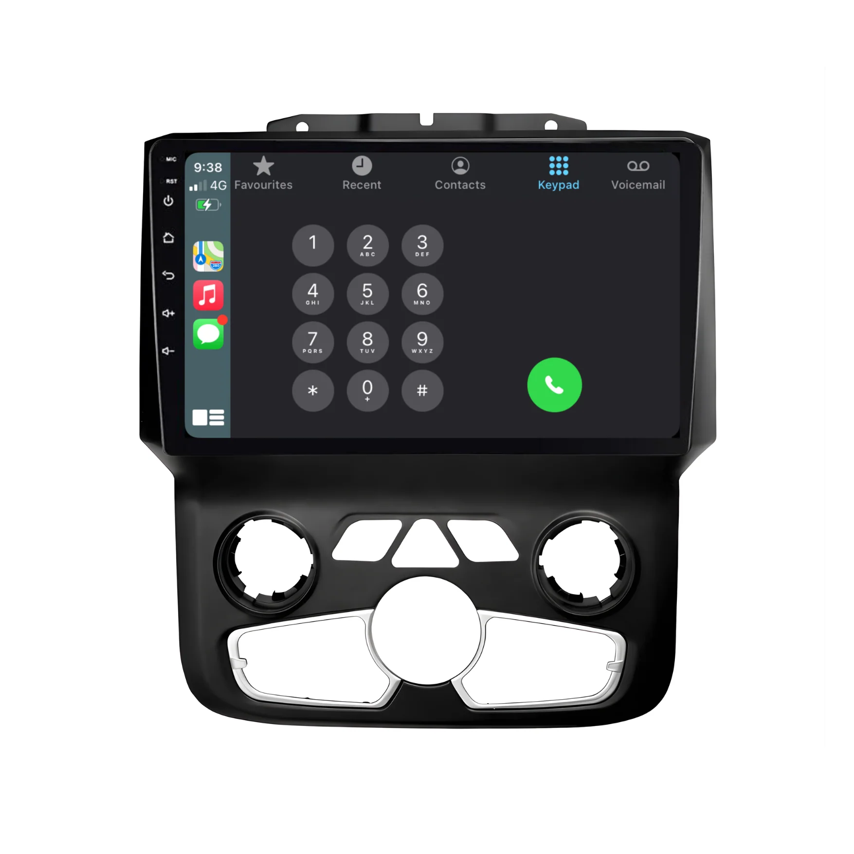 Dodge RAM 1500/2500 (2013-2019) Plug & Play Head Unit Upgrade Kit: Car Radio with Wireless & Wired Apple CarPlay & Android Auto - Image 3