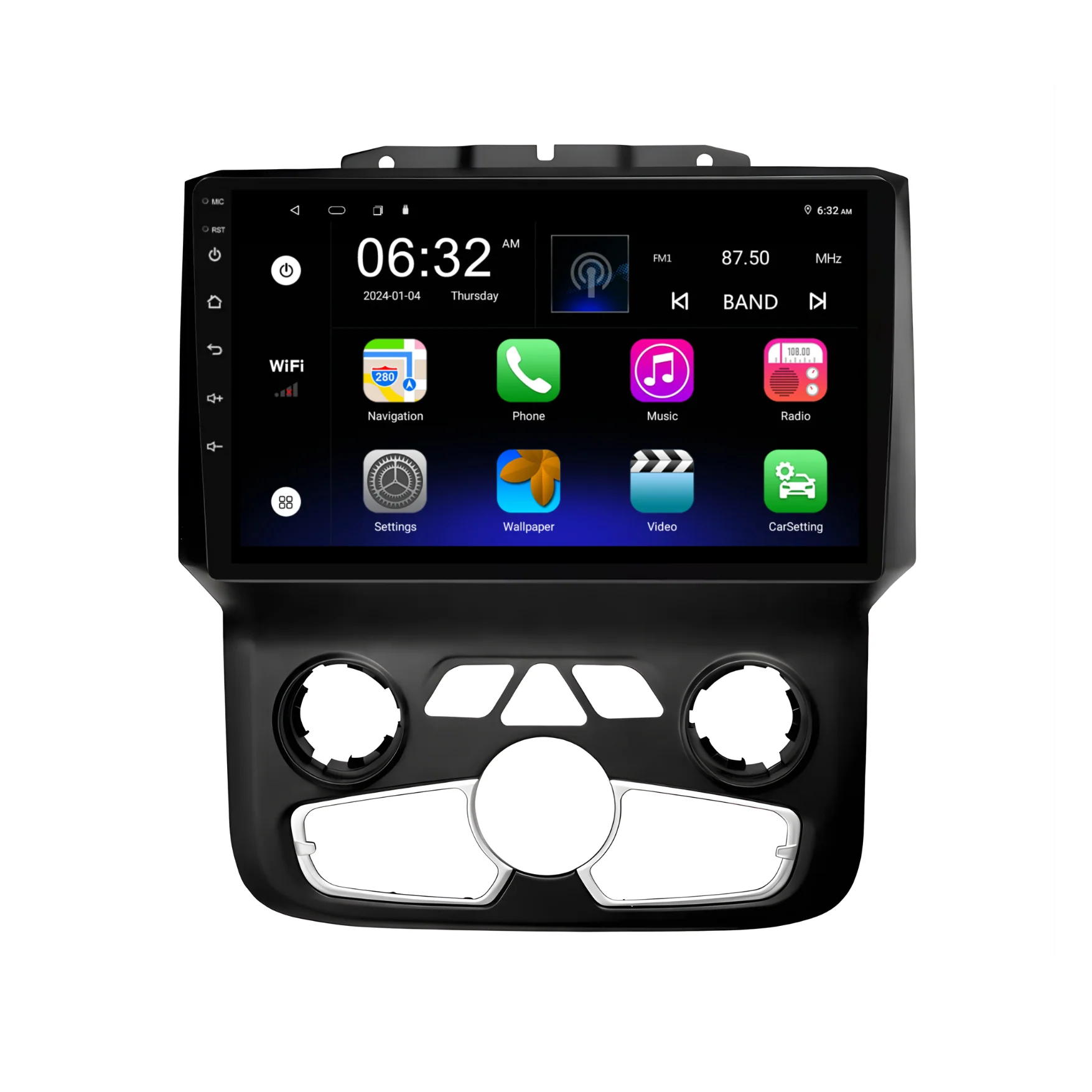Dodge RAM 1500/2500 (2013-2019) Plug & Play Head Unit Upgrade Kit: Car Radio with Wireless & Wired Apple CarPlay & Android Auto - Image 5