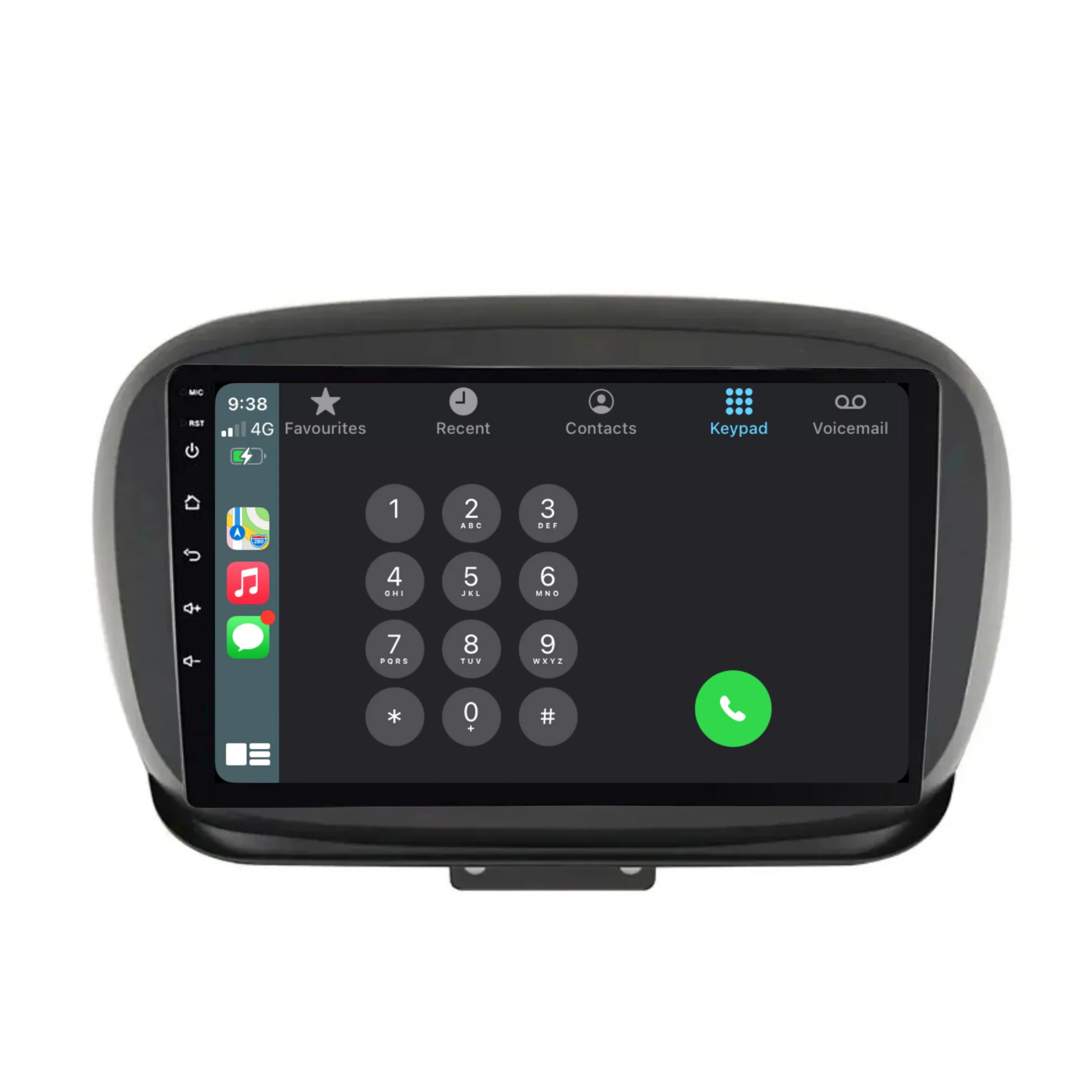 Fiat 500X (2014-2019) Plug & Play Head Unit Upgrade Kit: Car Radio with Wireless & Wired Apple CarPlay & Android Auto - Image 3