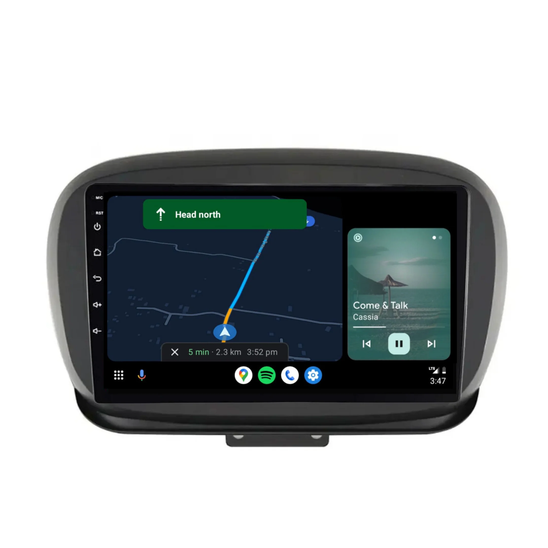 Fiat 500X (2014-2019) Plug & Play Head Unit Upgrade Kit: Car Radio with Wireless & Wired Apple CarPlay & Android Auto - Image 4