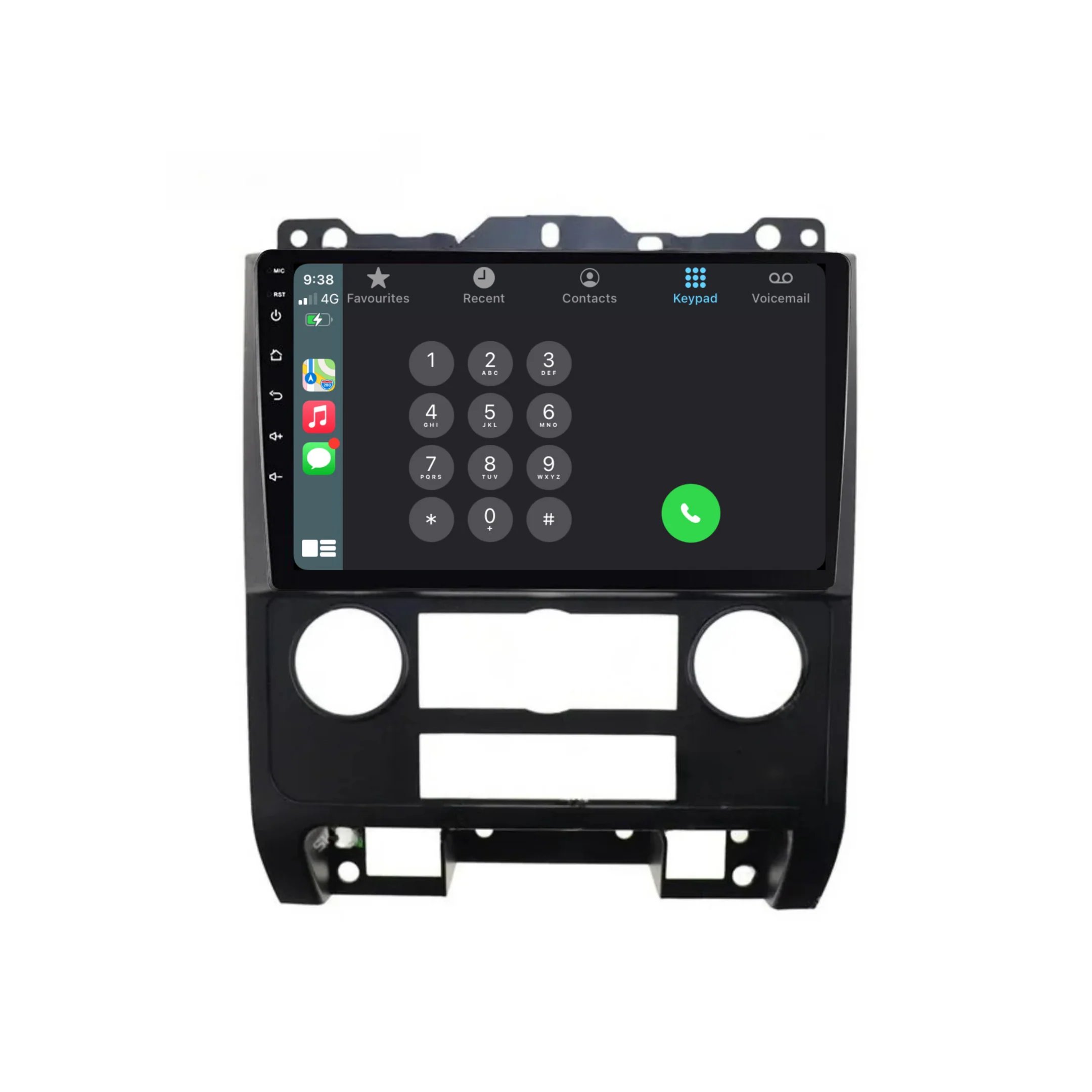 Ford Escape / Kuga / Explorer (2007-2012) Plug & Play Head Unit Upgrade Kit: Car Radio with Wireless & Wired Apple CarPlay & Android Auto - Image 3