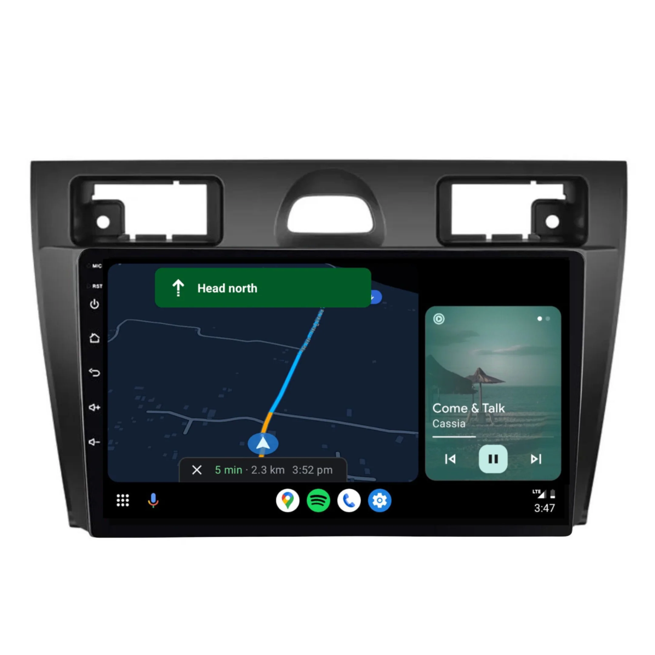 Ford Fiesta (2006-2011) Plug & Play Head Unit Upgrade Kit: Car Radio with Wireless & Wired Apple CarPlay & Android Auto - Image 4