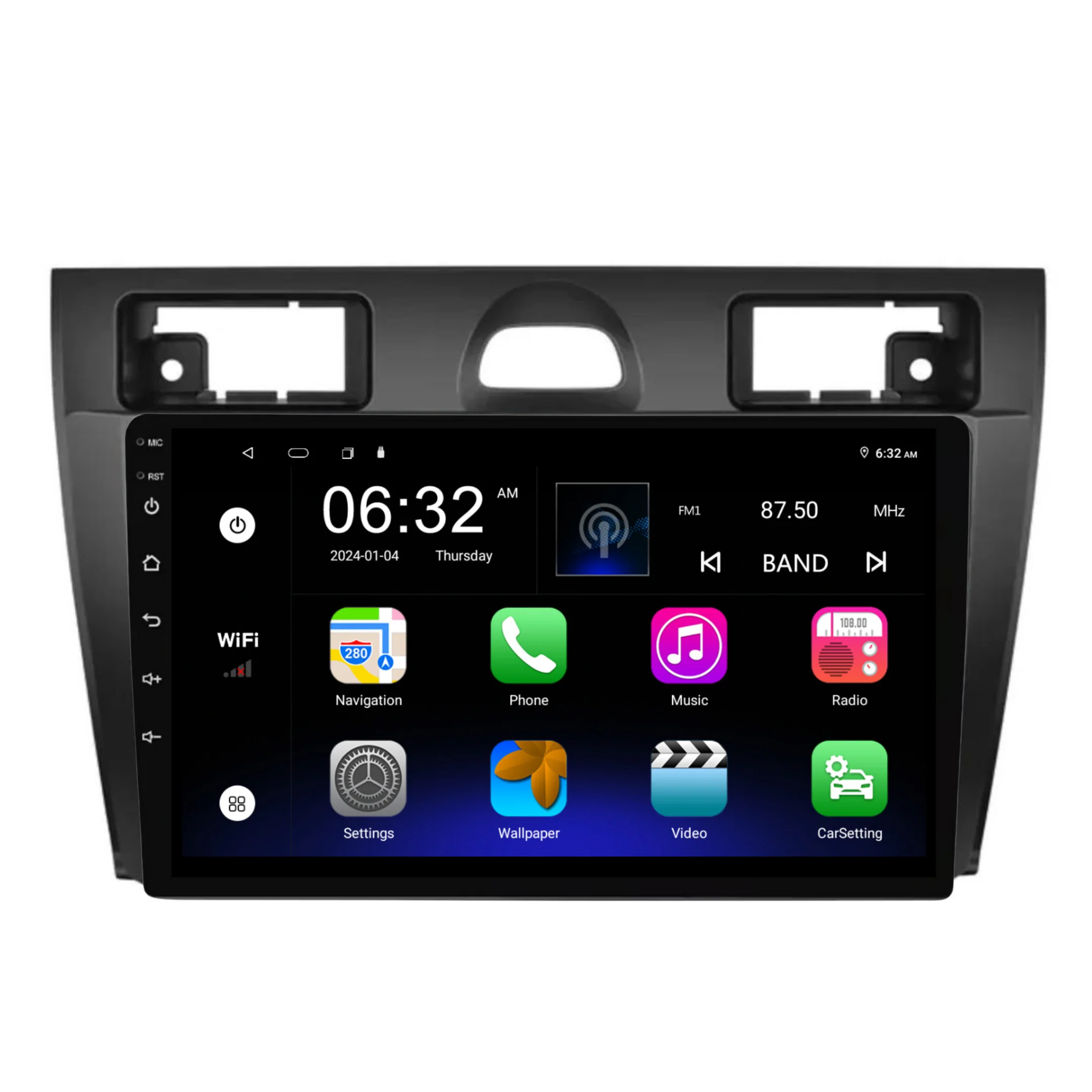Ford Fiesta (2006-2011) Plug & Play Head Unit Upgrade Kit: Car Radio with Wireless & Wired Apple CarPlay & Android Auto - Image 6