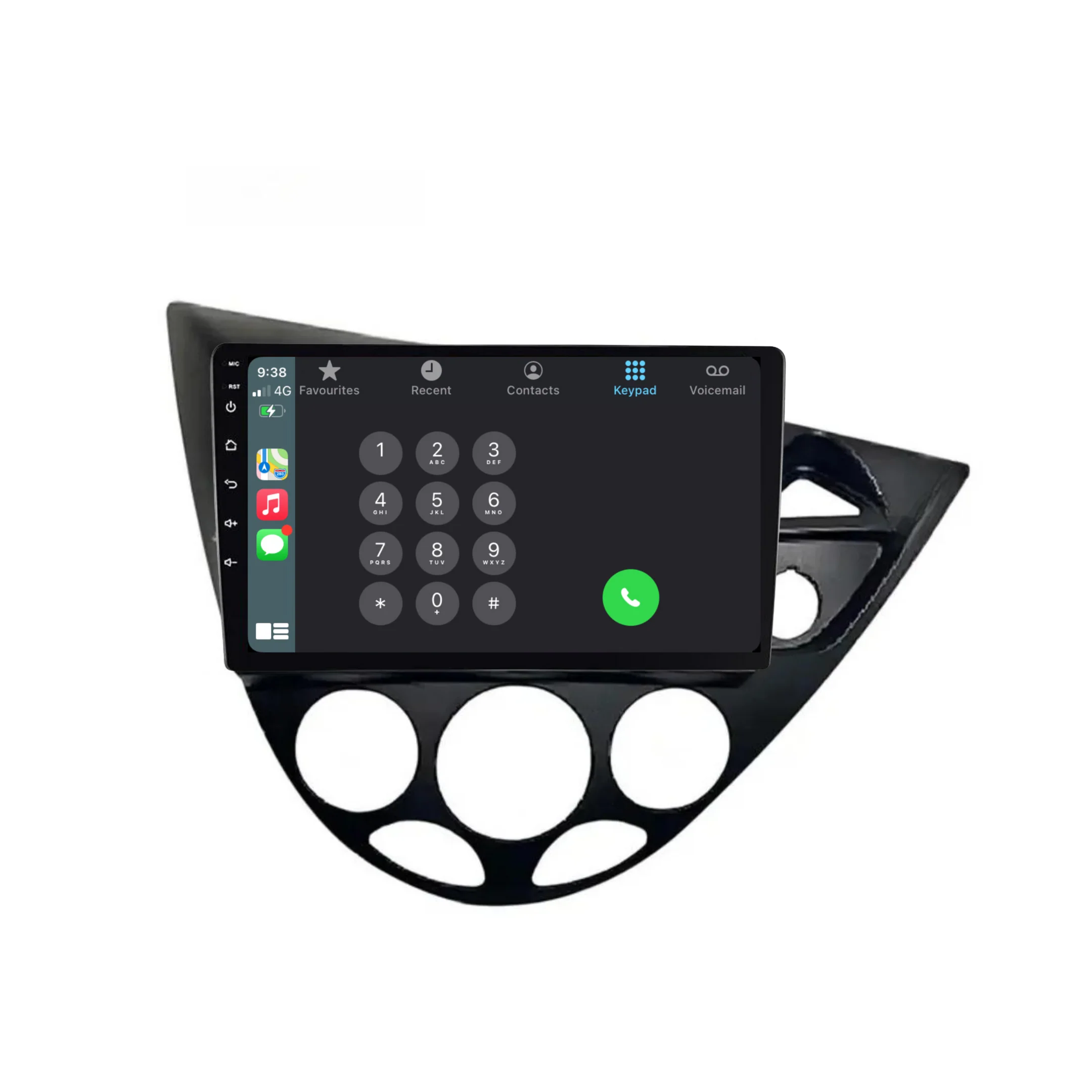 Ford Focus (1998-2005) Plug & Play Head Unit Upgrade Kit: Car Radio with Wireless & Wired Apple CarPlay & Android Auto - Image 3