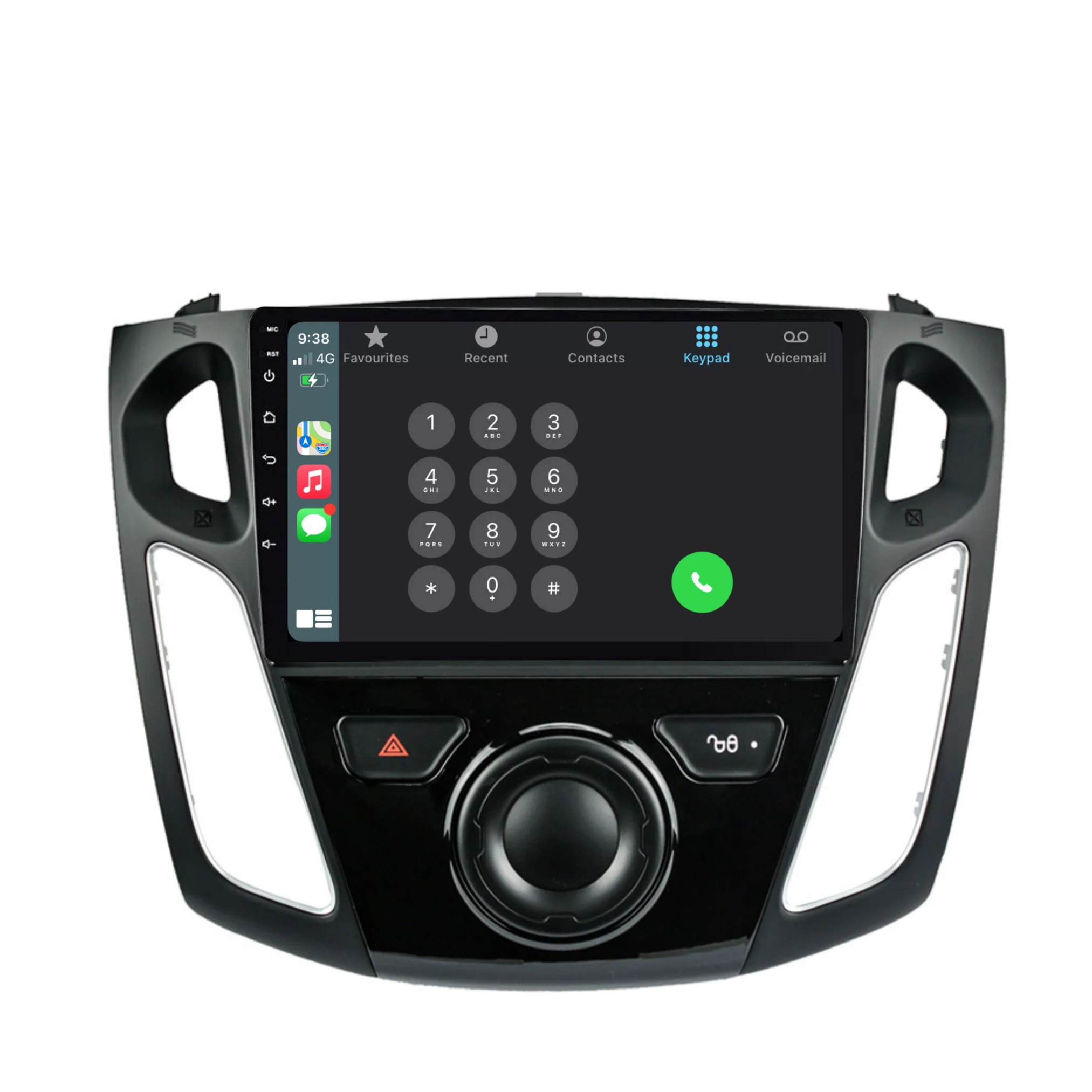 Ford Focus (2012-2017) Plug & Play Head Unit Upgrade Kit: Car Radio with Wireless & Wired Apple CarPlay & Android Auto - Image 3