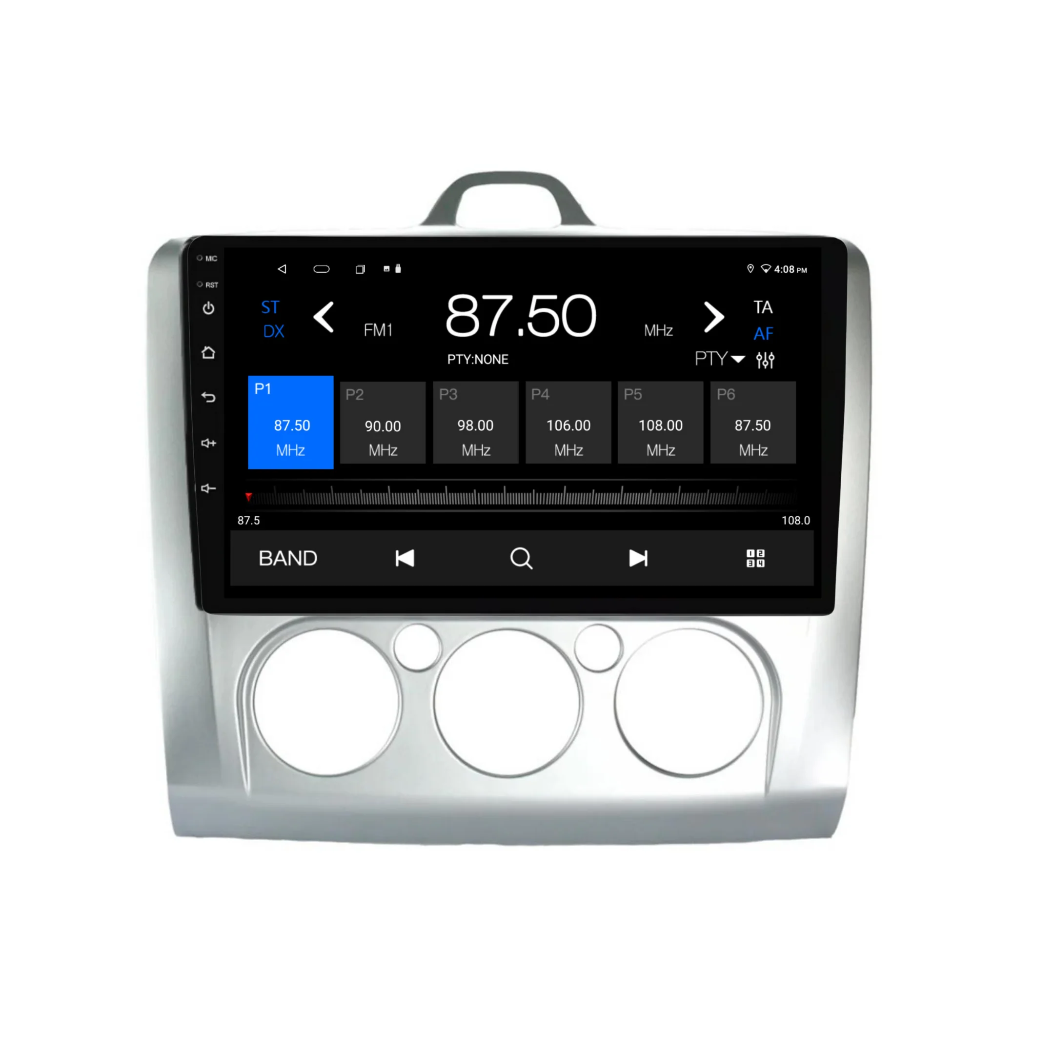 Ford Focus Manual AC (2005-2012) Plug & Play Head Unit Upgrade Kit: Car Radio with Wireless & Wired Apple CarPlay & Android Auto - Image 5