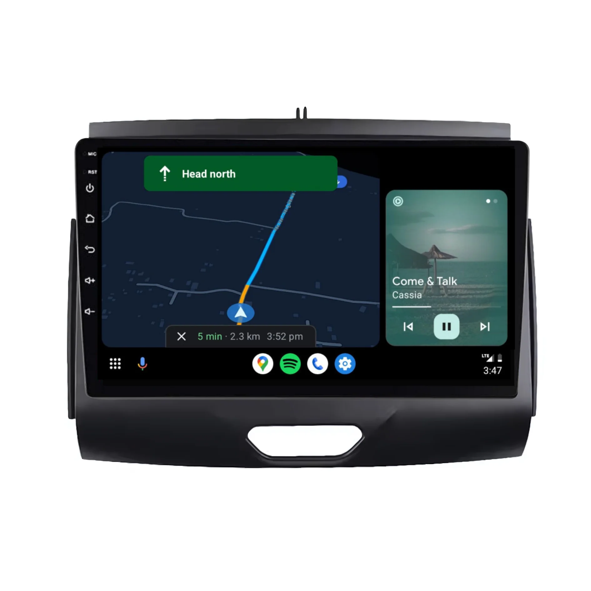 Ford Ranger / Everest BLACK (2015-2020) Plug & Play Head Unit Upgrade Kit: Car Radio with Wireless & Wired Apple CarPlay & Android Auto - Image 6