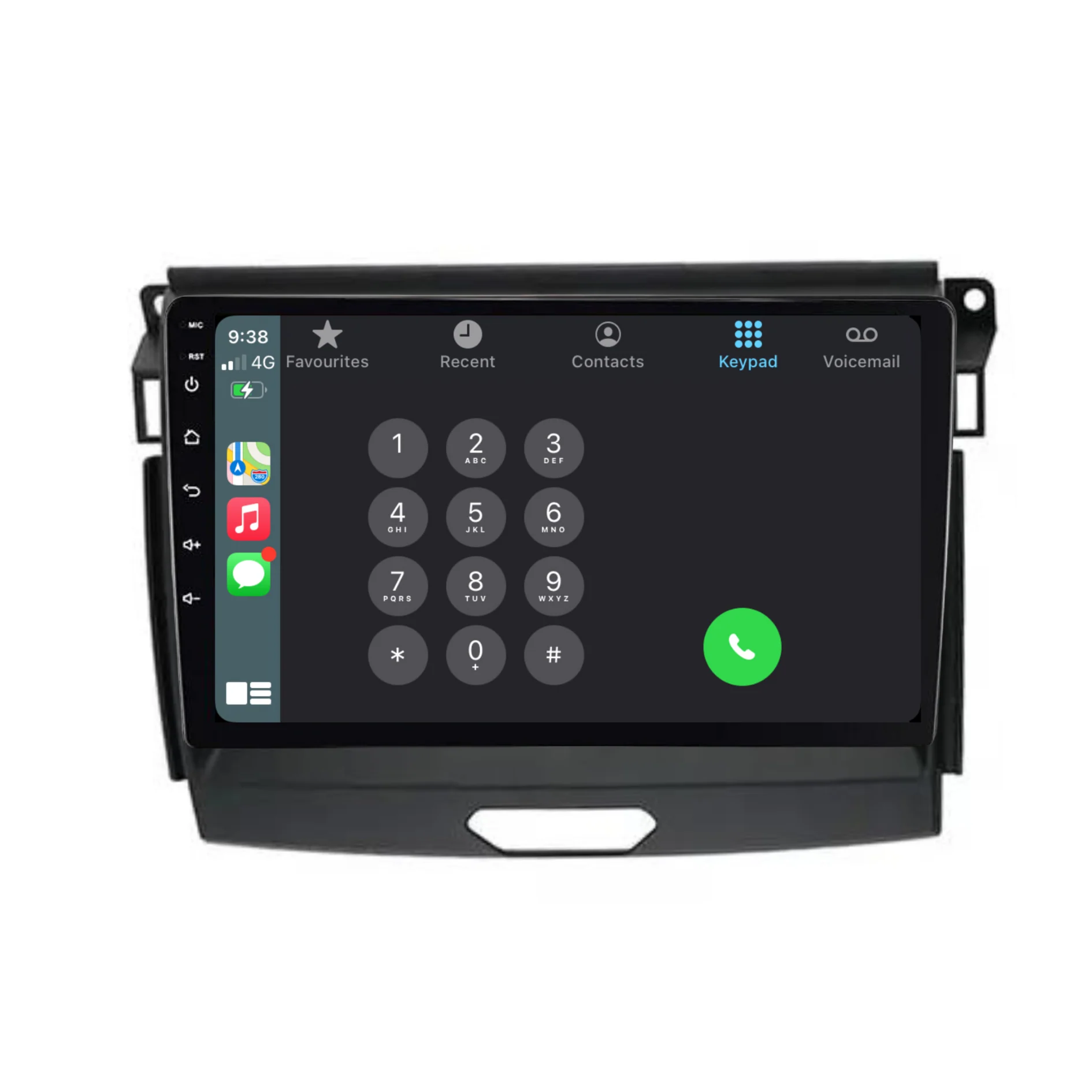 Ford Ranger PX2 / Everest (2015-2019) Plug & Play Head Unit Upgrade Kit: Car Radio with Wireless & Wired Apple CarPlay & Android Auto - Image 5