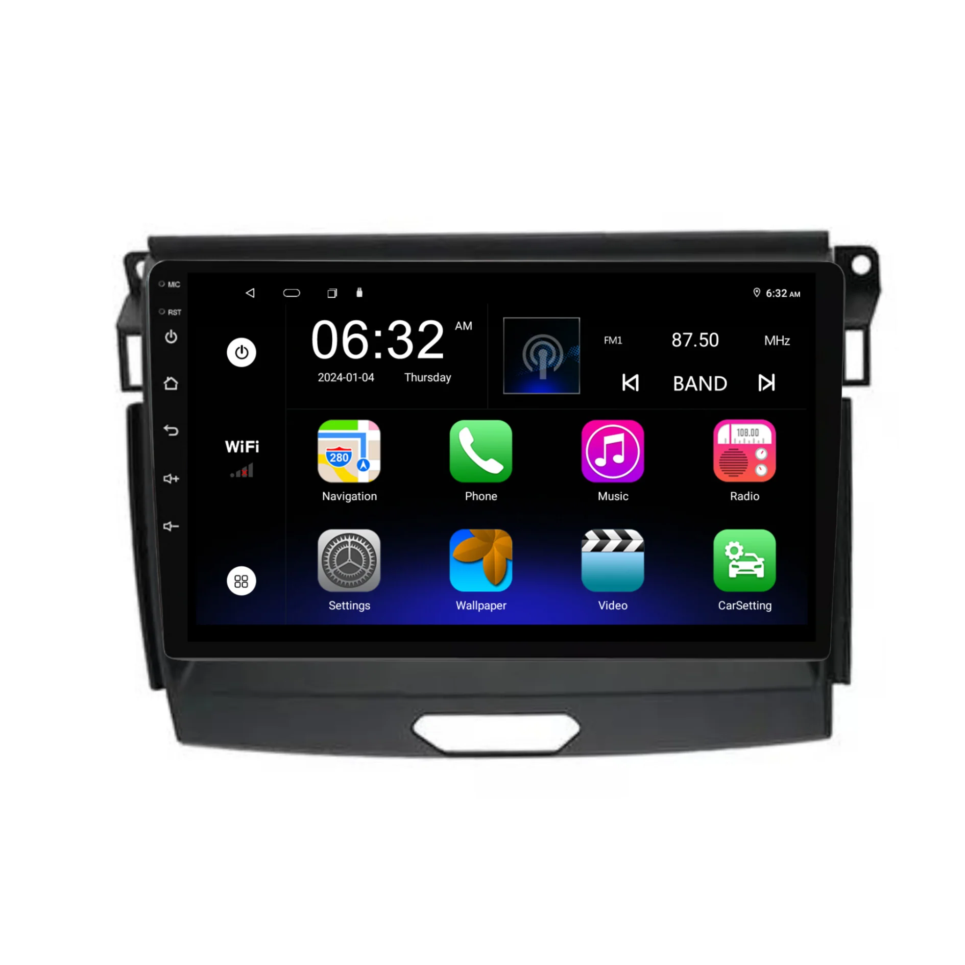Ford Ranger PX2 / Everest (2015-2019) Plug & Play Head Unit Upgrade Kit: Car Radio with Wireless & Wired Apple CarPlay & Android Auto - Image 8