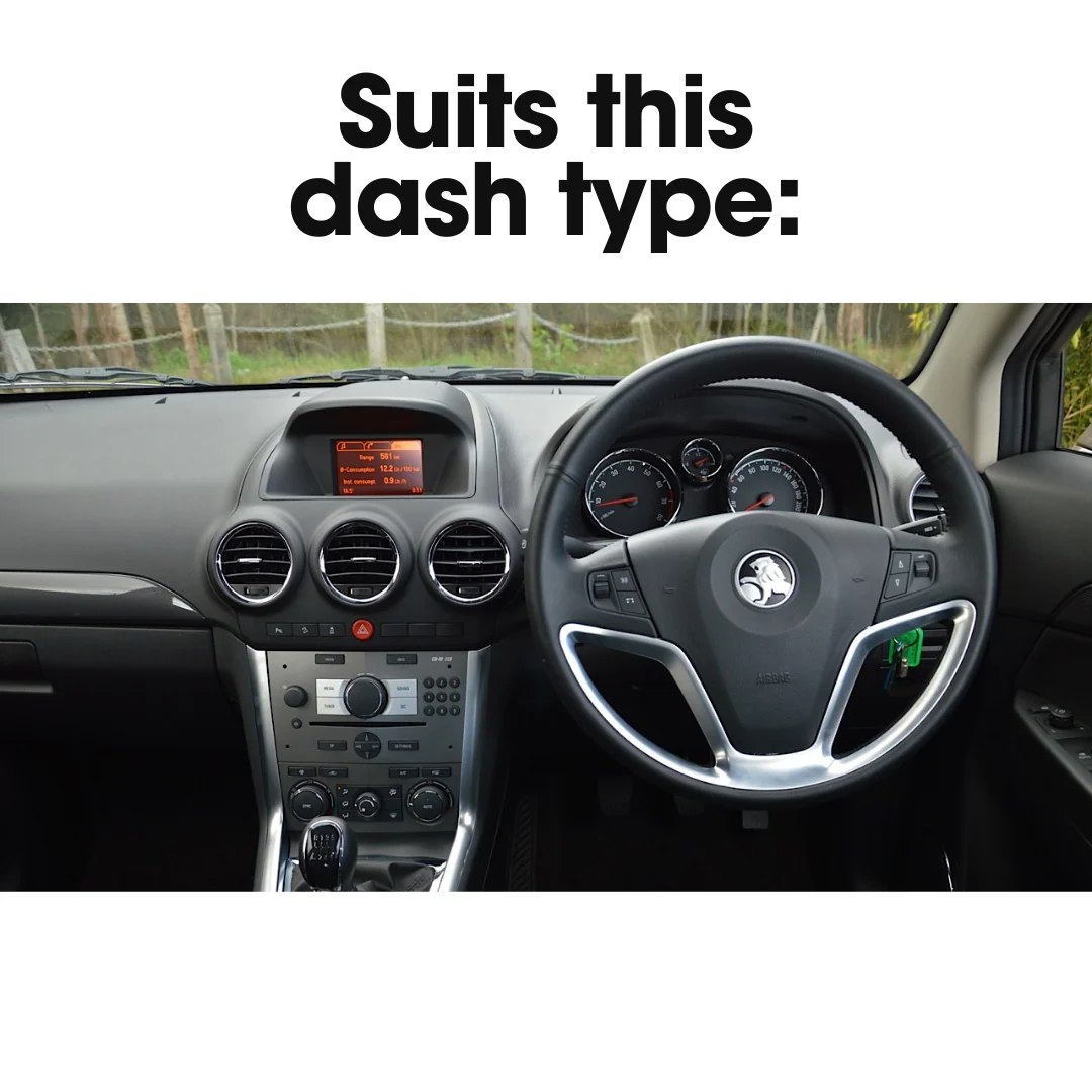 Holden Captiva (2008-2012) Plug & Play Head Unit Upgrade Kit: Car Radio with Wireless & Wired Apple CarPlay & Android Auto - Image 2