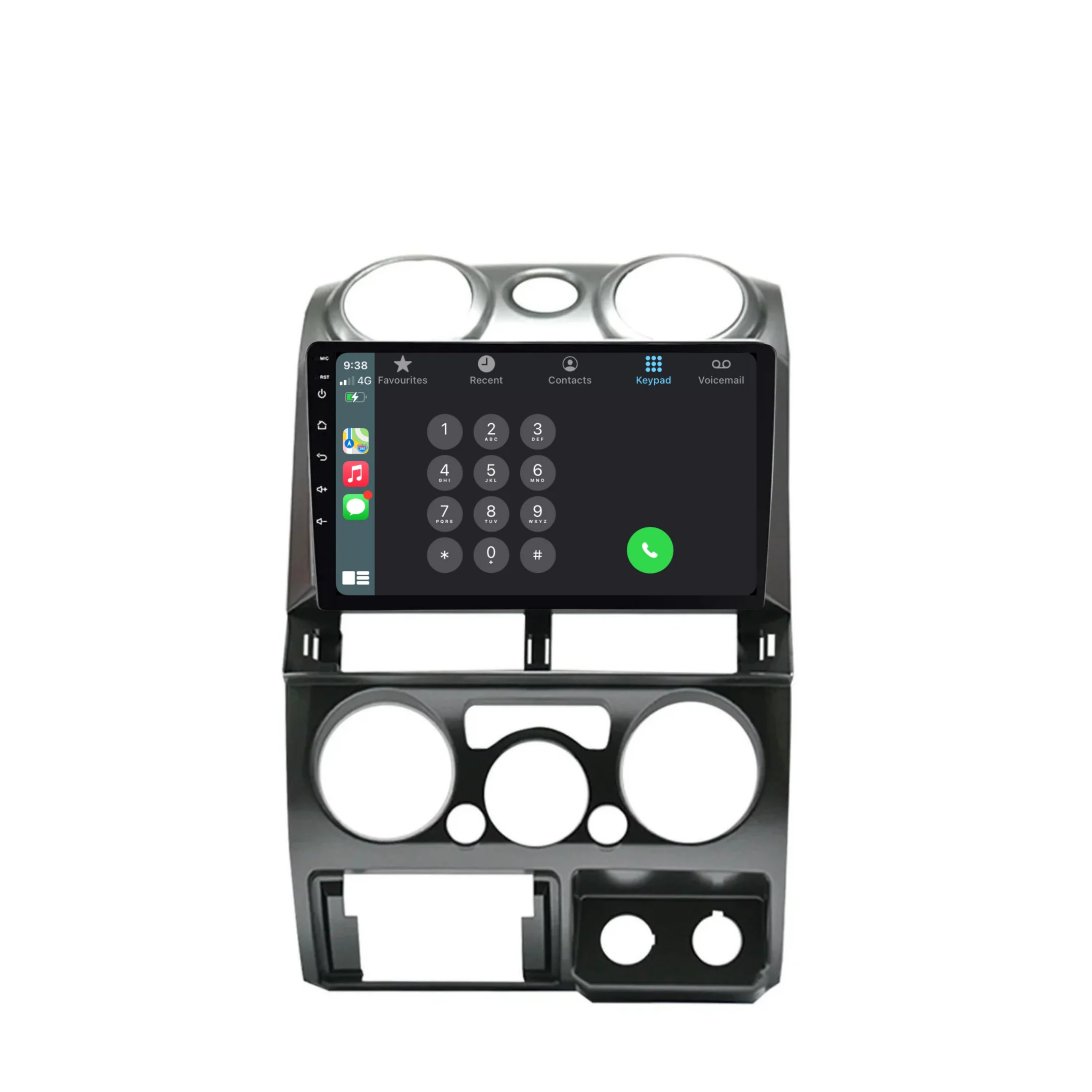 Holden Colorado (2006-2012) Plug & Play Head Unit Upgrade Kit: Car Radio with Wireless & Wired Apple CarPlay & Android Auto - Image 4