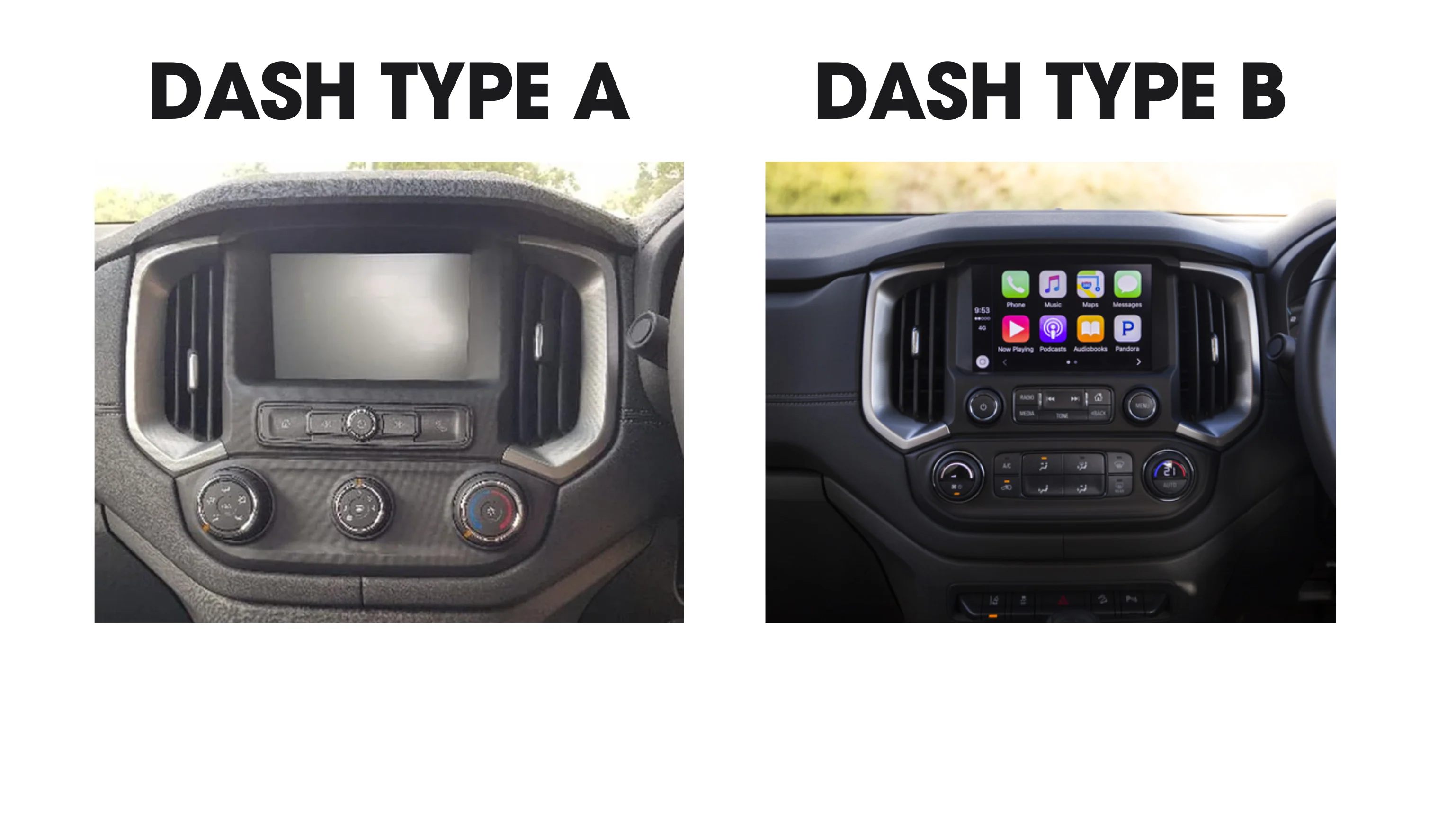 Holden Colorado & Trailblazer Z71/LS/LT/LTZ (2017-2023) Plug & Play Head Unit Upgrade Kit: Car Radio with Wireless & Wired Apple CarPlay & Android Auto - Image 8