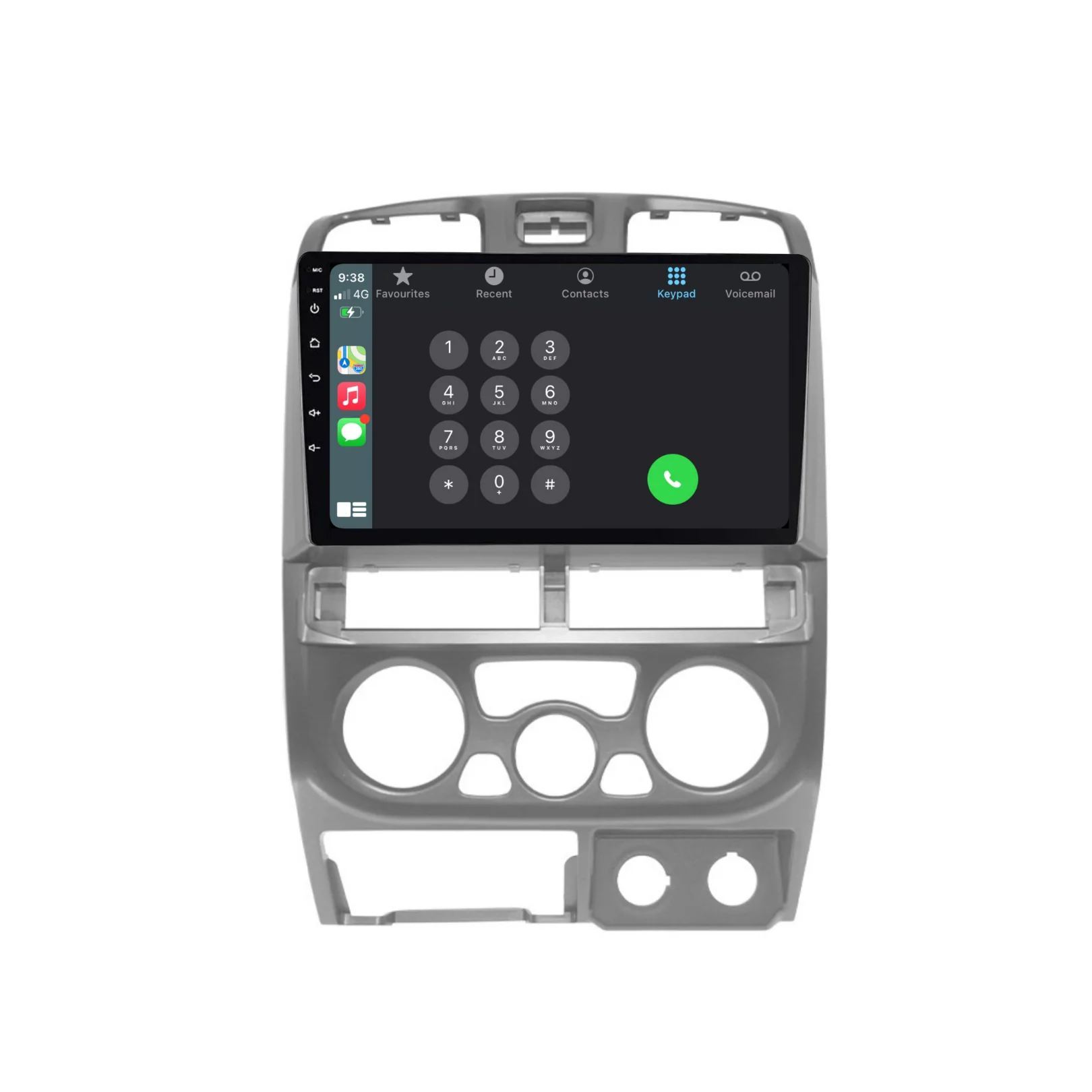 Holden Rodeo RA (2003-2008) Plug & Play Head Unit Upgrade Kit: Car Radio with Wireless & Wired Apple CarPlay & Android Auto - Image 3
