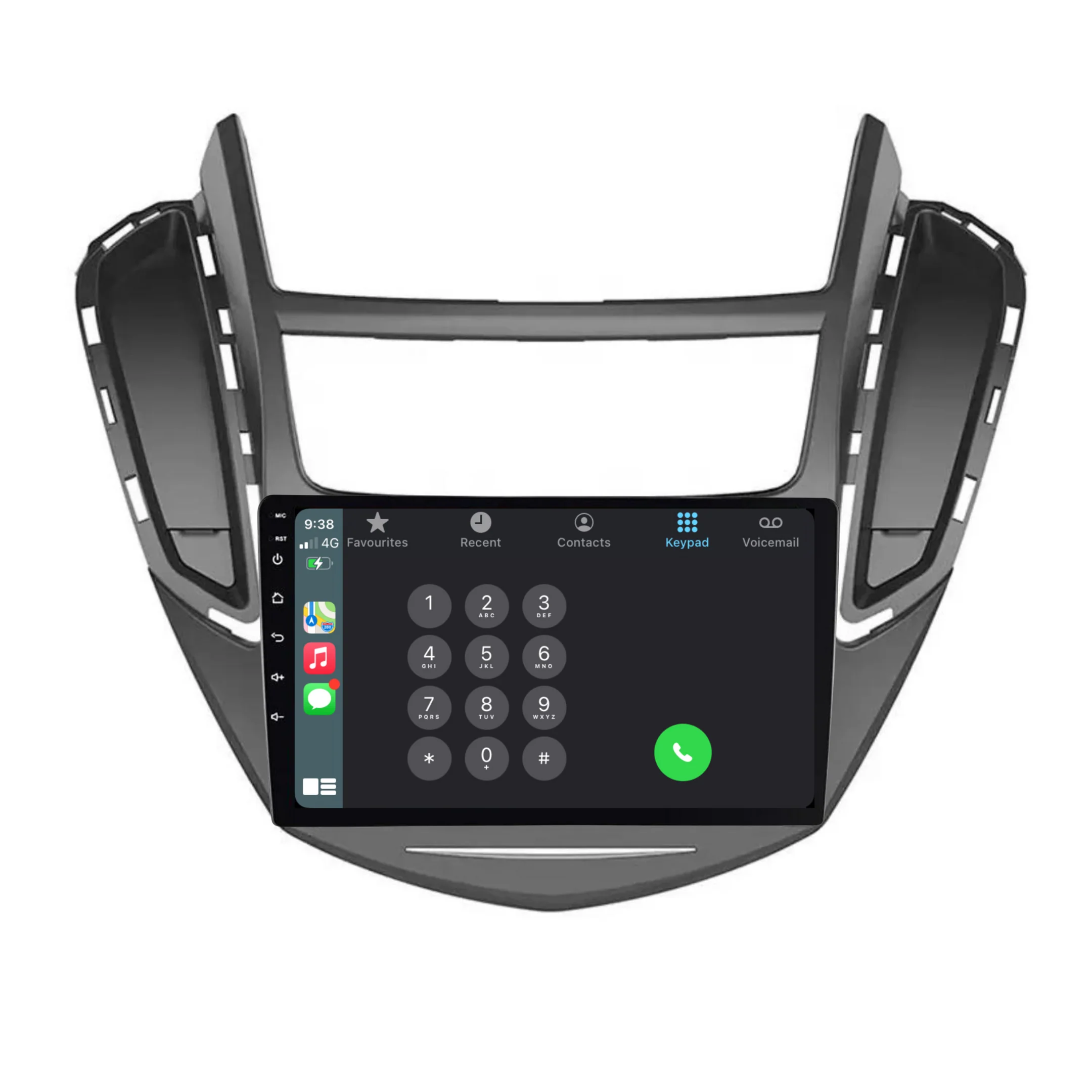 Holden Trax (2014-2016) Plug & Play Head Unit Upgrade Kit: Car Radio with Wireless & Wired Apple CarPlay & Android Auto - Image 4