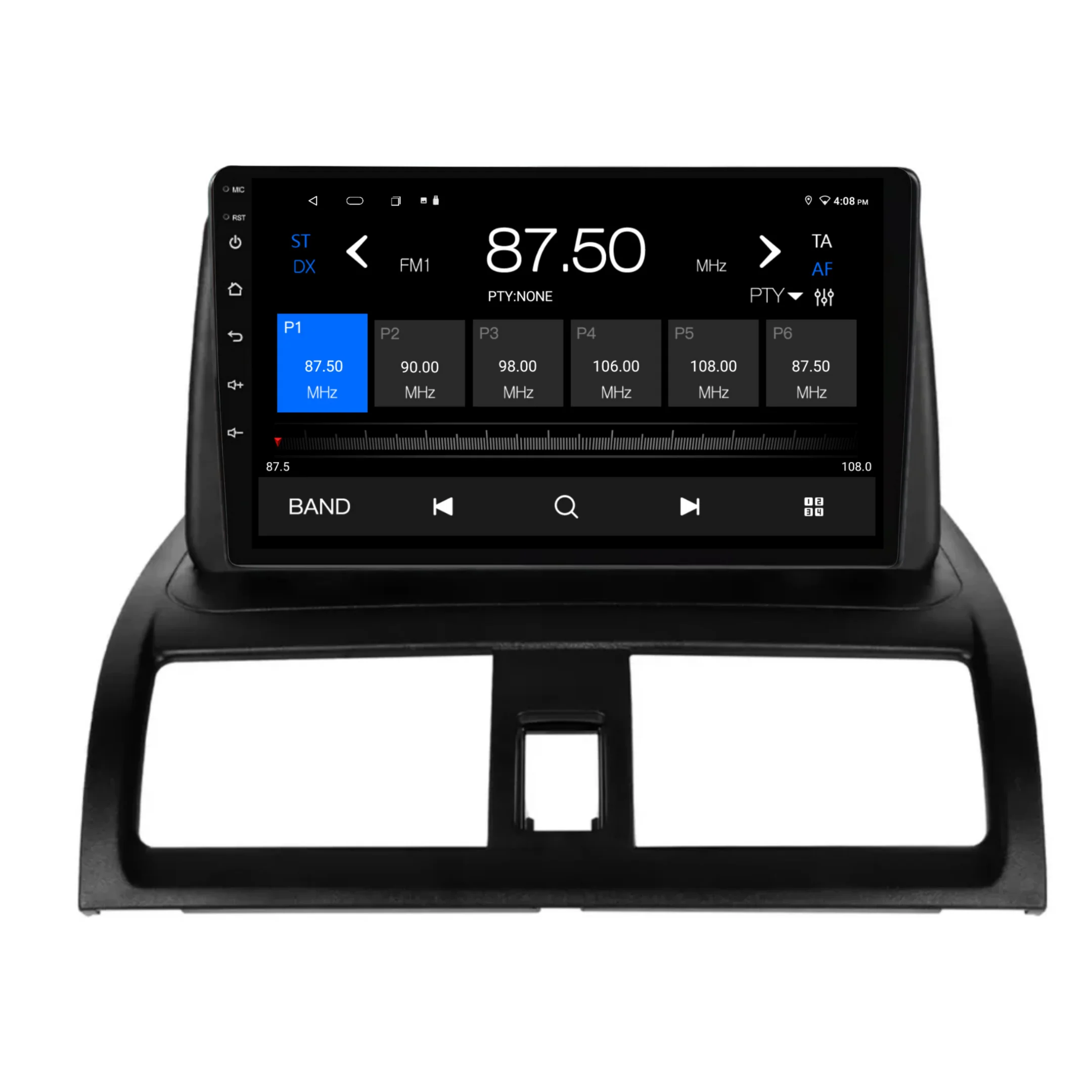 Honda Accord (2002-2008) Top Mount Plug & Play Head Unit Upgrade Kit: Car Radio with Wireless & Wired Apple CarPlay & Android Auto - Image 4