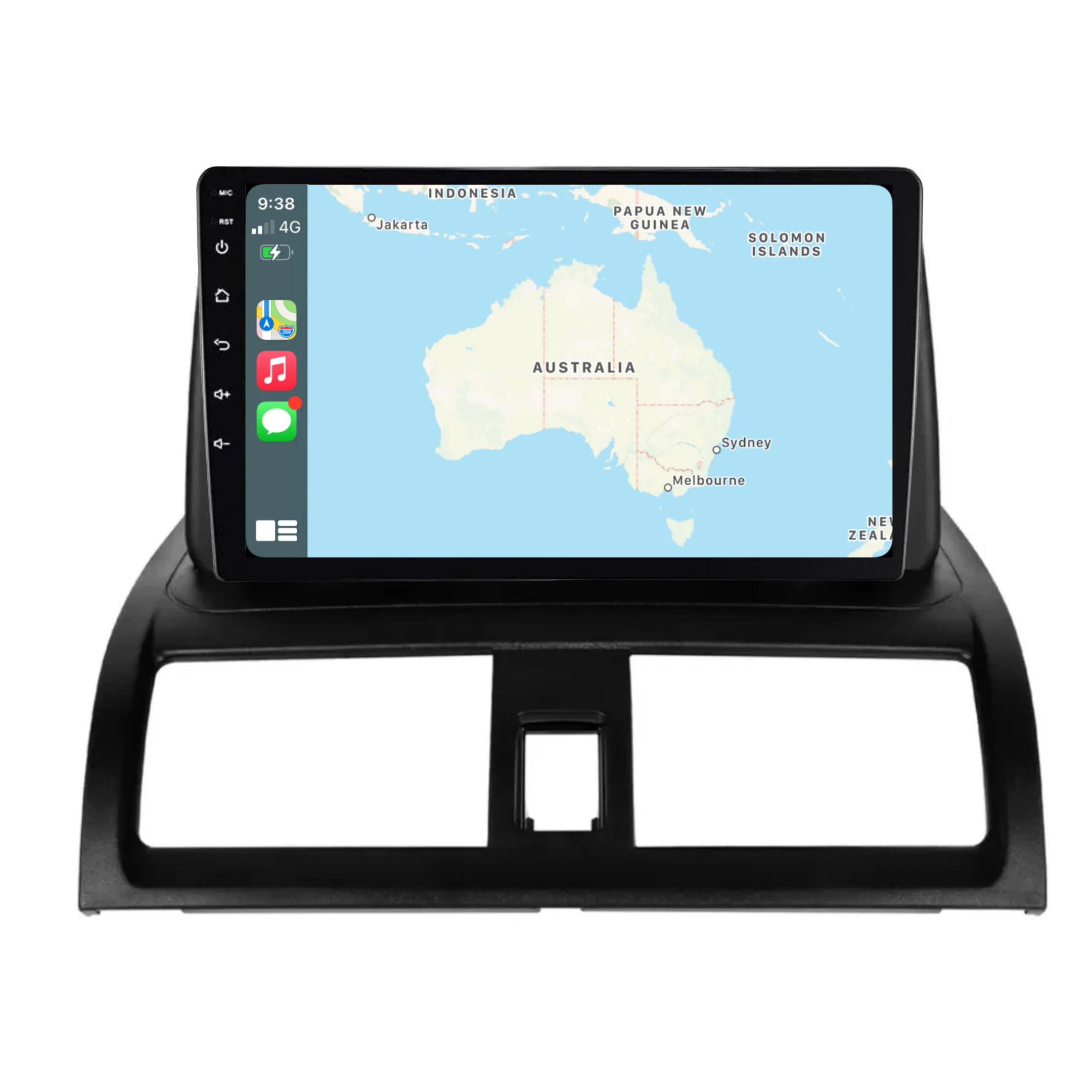 Honda Accord (2002-2008) Top Mount Plug & Play Head Unit Upgrade Kit: Car Radio with Wireless & Wired Apple CarPlay & Android Auto - Image 5