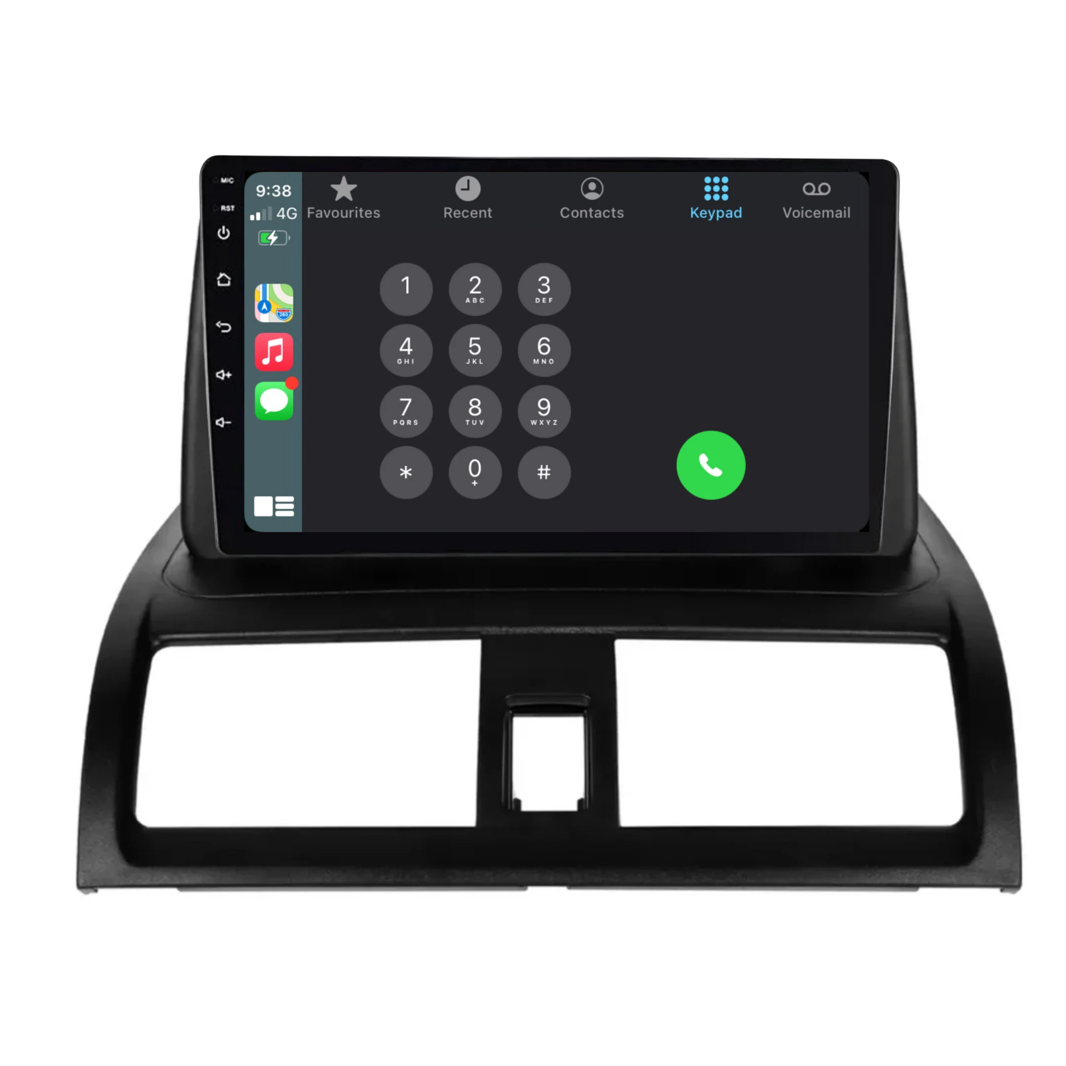 Honda Accord (2002-2008) Top Mount Plug & Play Head Unit Upgrade Kit: Car Radio with Wireless & Wired Apple CarPlay & Android Auto - Image 6