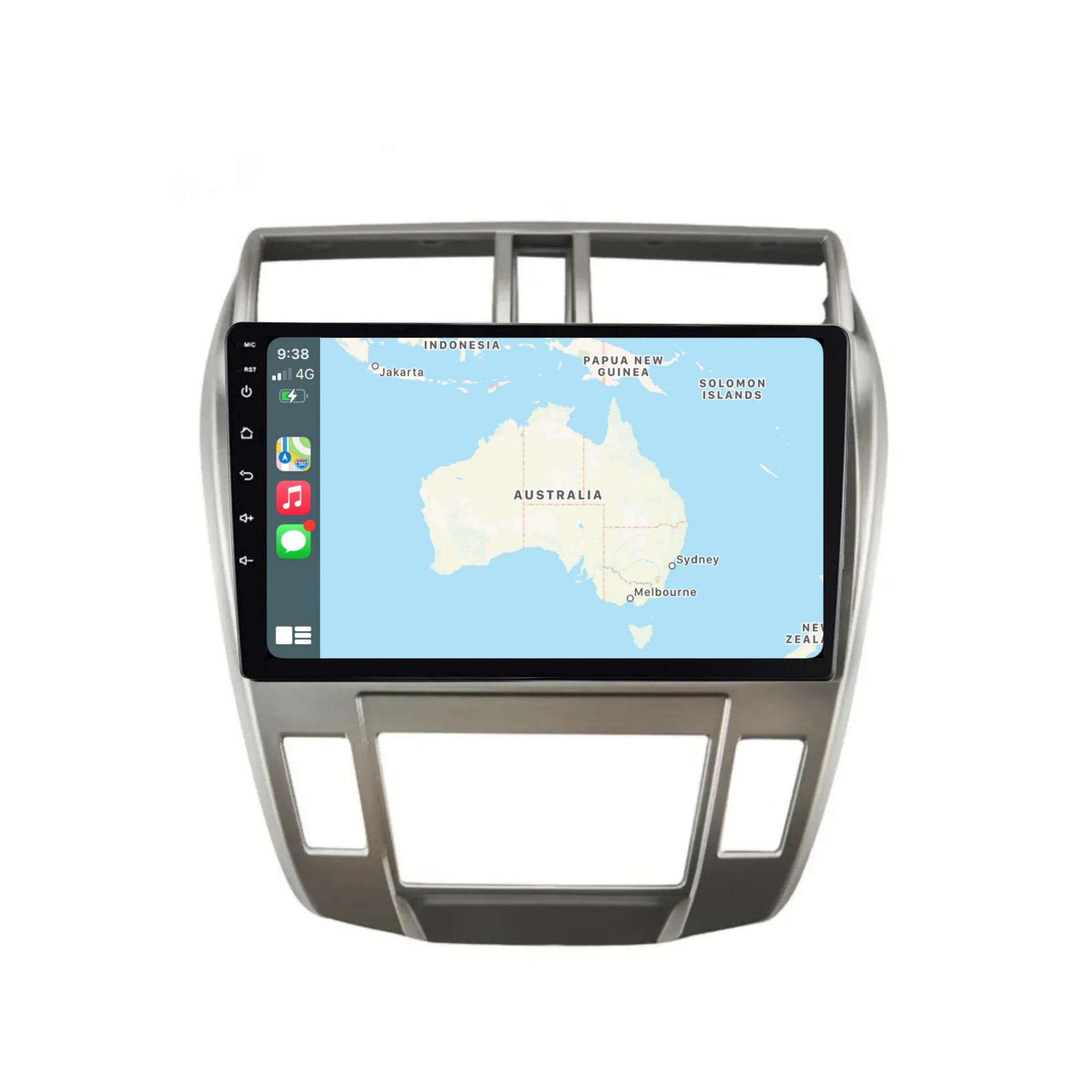 Honda City (2008-2013) AUTO AC Plug & Play Head Unit Upgrade Kit: Car Radio with Wireless & Wired Apple CarPlay & Android Auto - Image 2