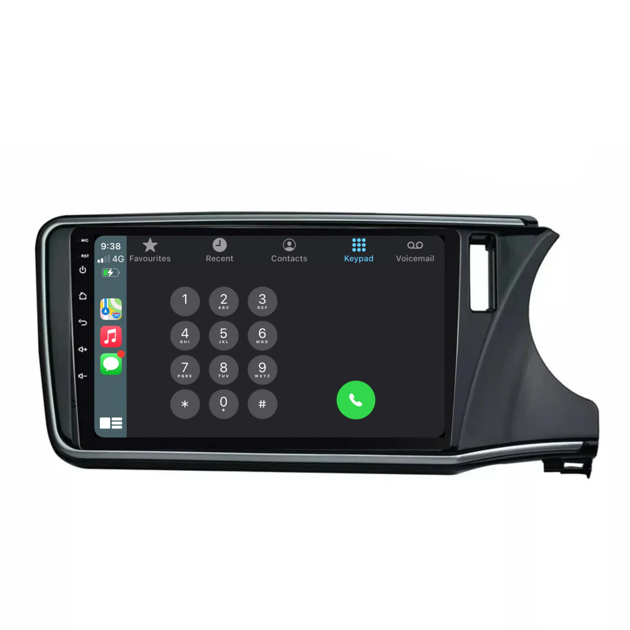 Honda City (2014-2018) Plug & Play Head Unit Upgrade Kit: Car Radio with Wireless & Wired Apple CarPlay & Android Auto - Image 3