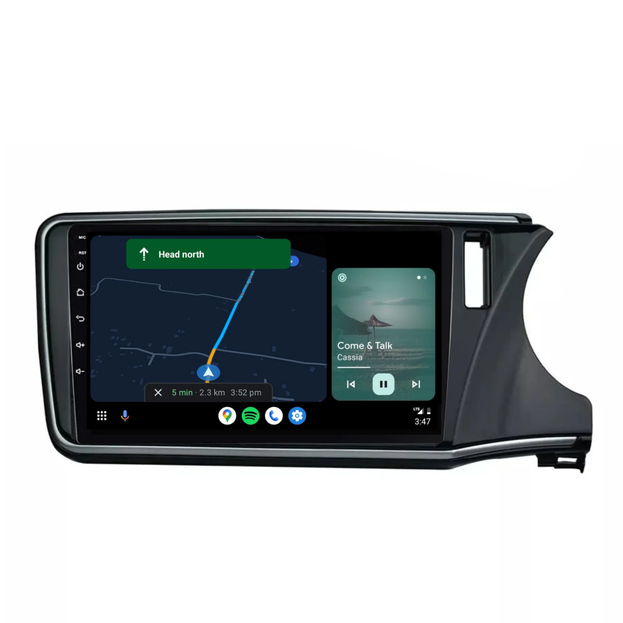 Honda City (2014-2018) Plug & Play Head Unit Upgrade Kit: Car Radio with Wireless & Wired Apple CarPlay & Android Auto - Image 4
