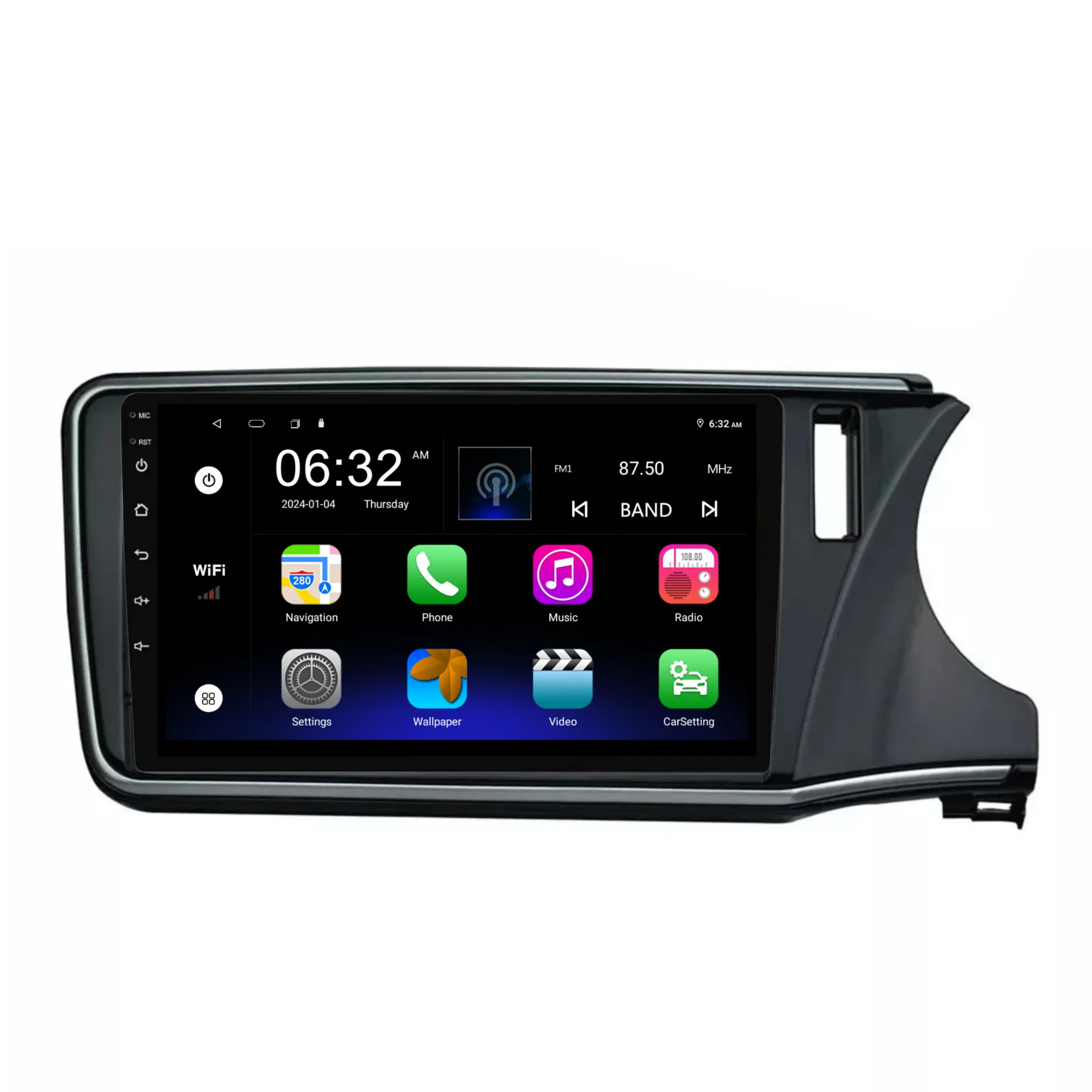 Honda City (2014-2018) Plug & Play Head Unit Upgrade Kit: Car Radio with Wireless & Wired Apple CarPlay & Android Auto - Image 6