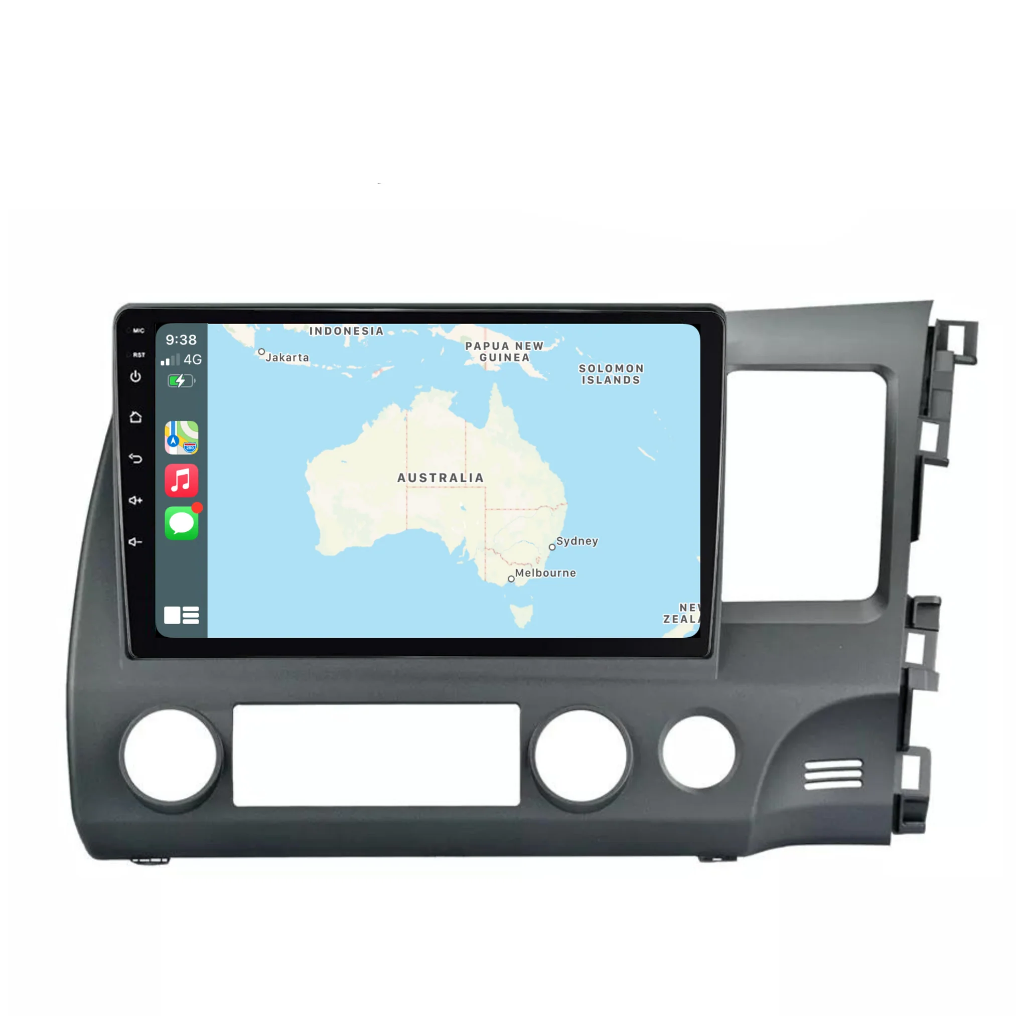 Honda Civic (2007-2011) Plug & Play Head Unit Upgrade Kit: Car Radio with Wireless & Wired Apple CarPlay & Android Auto - Image 3