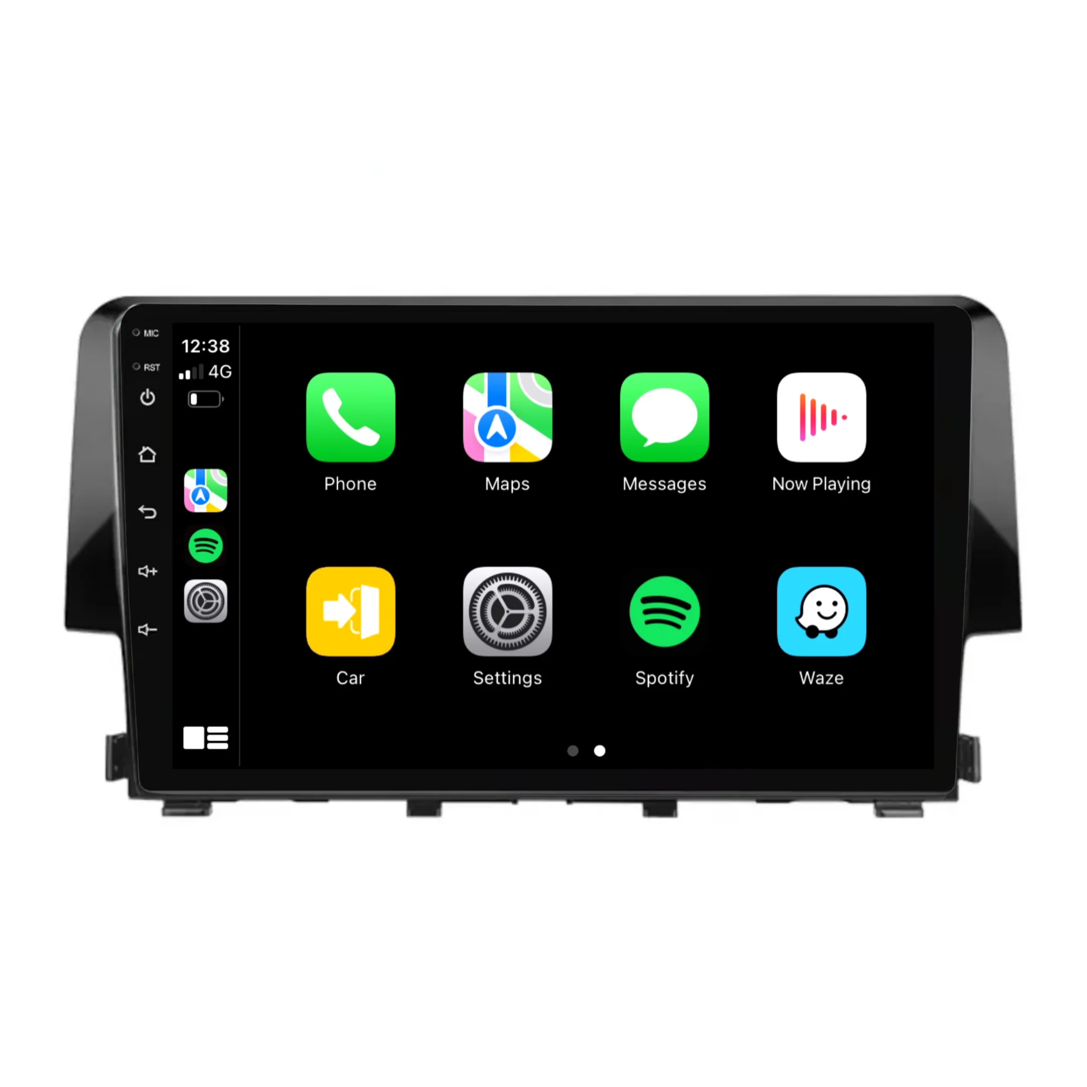 Honda Civic (2016-2020) Plug & Play Head Unit Upgrade Kit: Car Radio with Wireless & Wired Apple CarPlay & Android Auto - Image 2