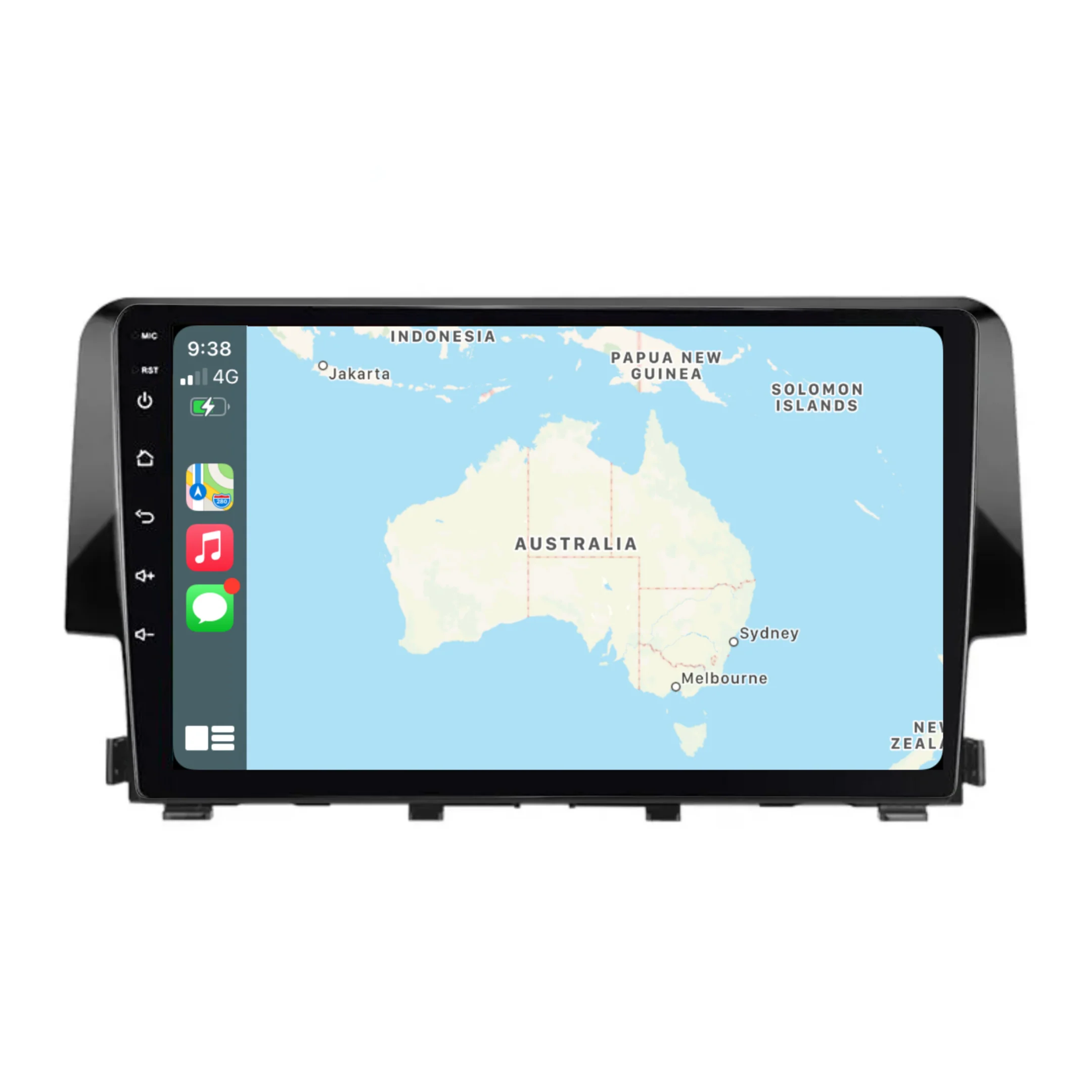Honda Civic (2016-2020) Plug & Play Head Unit Upgrade Kit: Car Radio with Wireless & Wired Apple CarPlay & Android Auto - Image 3