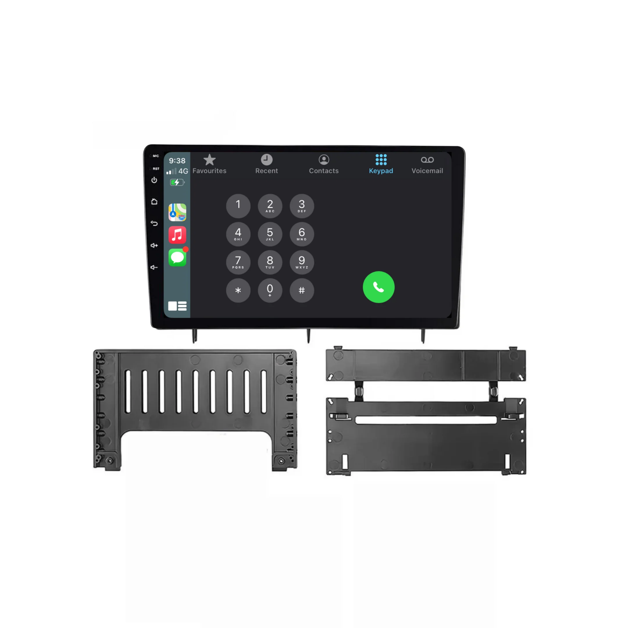 Honda Civic (2022+) Plug & Play Head Unit Upgrade Kit: Car Radio with Wireless & Wired Apple CarPlay & Android Auto - Image 3
