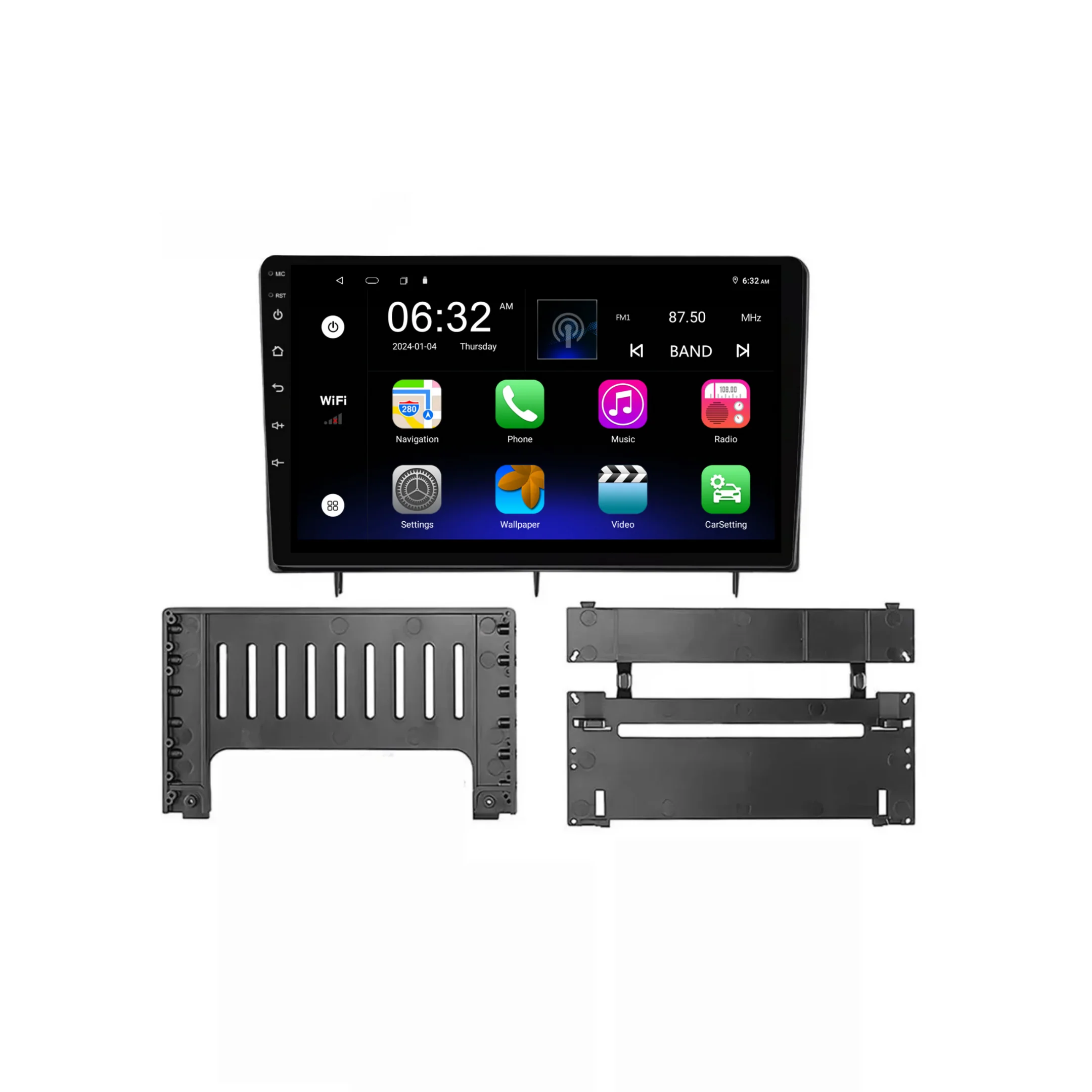 Honda Civic (2022+) Plug & Play Head Unit Upgrade Kit: Car Radio with Wireless & Wired Apple CarPlay & Android Auto - Image 6