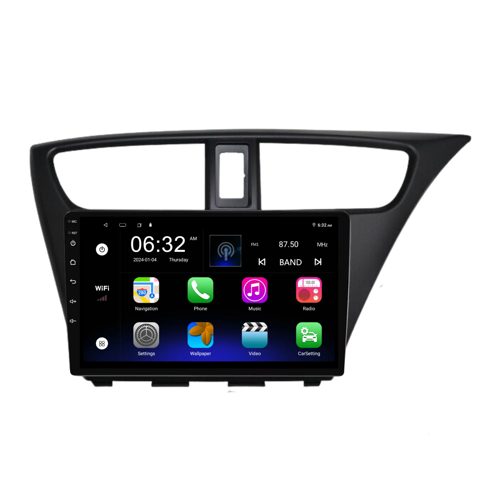 Honda Civic Hatch (2012-2016) Plug & Play Head Unit Upgrade Kit: Car Radio with Wireless & Wired Apple CarPlay & Android Auto - Image 7