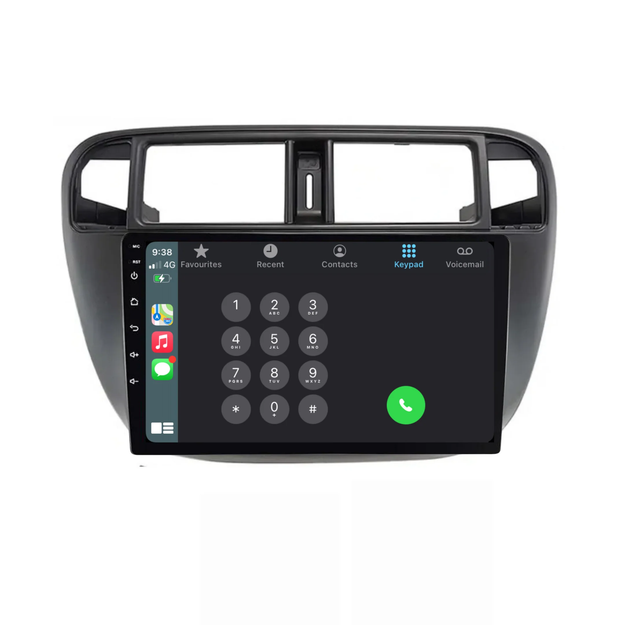 Honda Civic / Rebon (1995-2001) Plug & Play Head Unit Upgrade Kit: Car Radio with Wireless & Wired Apple CarPlay & Android Auto - Image 3