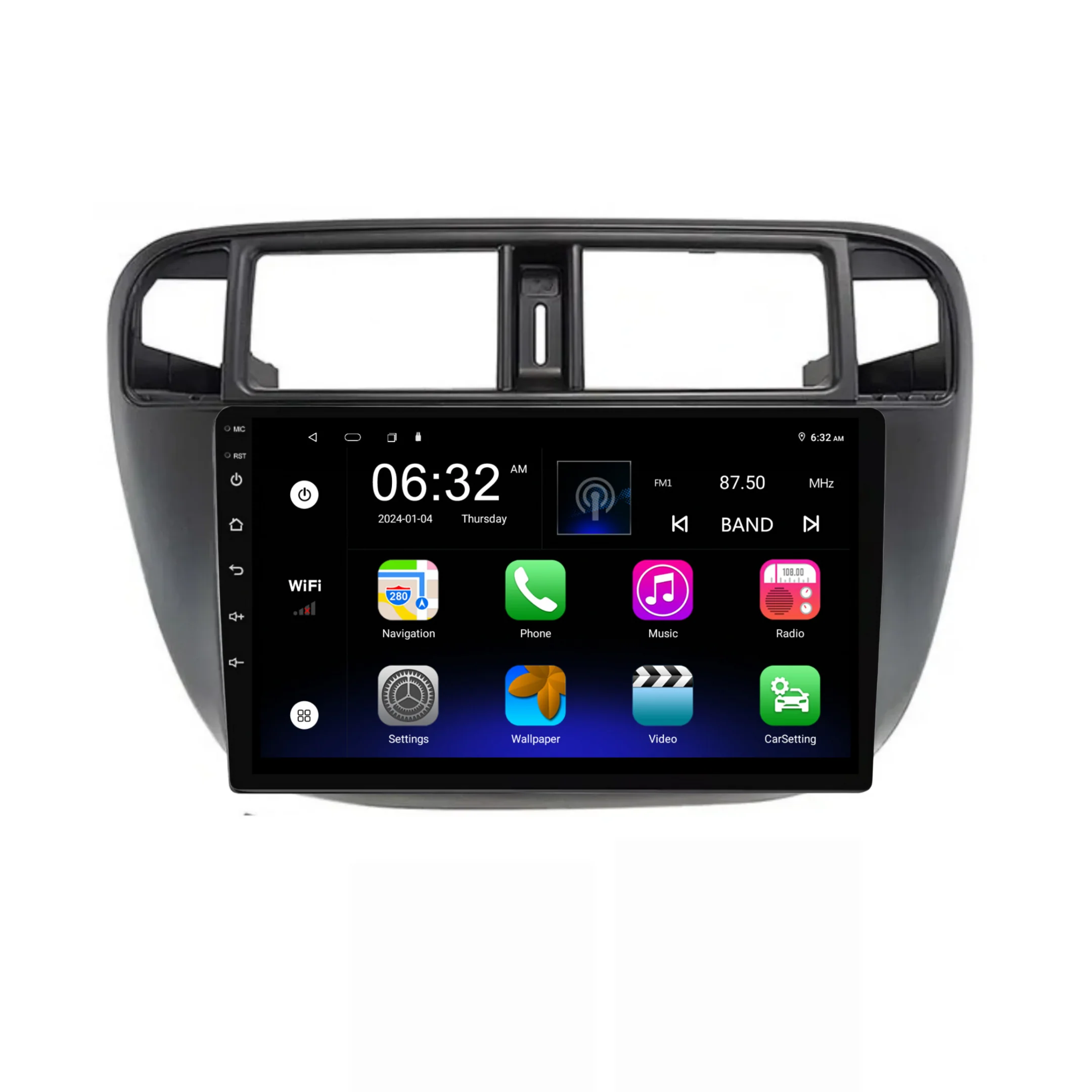 Honda Civic / Rebon (1995-2001) Plug & Play Head Unit Upgrade Kit: Car Radio with Wireless & Wired Apple CarPlay & Android Auto - Image 5