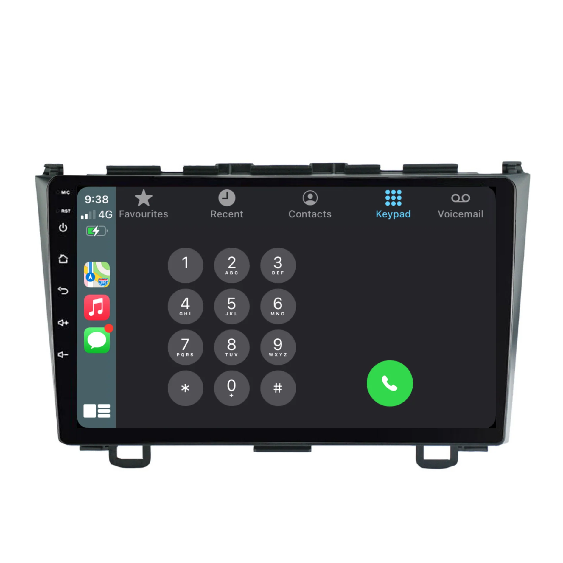 Honda CR-V (2007-2012) Plug & Play Head Unit Upgrade Kit: Car Radio with Wireless & Wired Apple CarPlay & Android Auto - Image 3