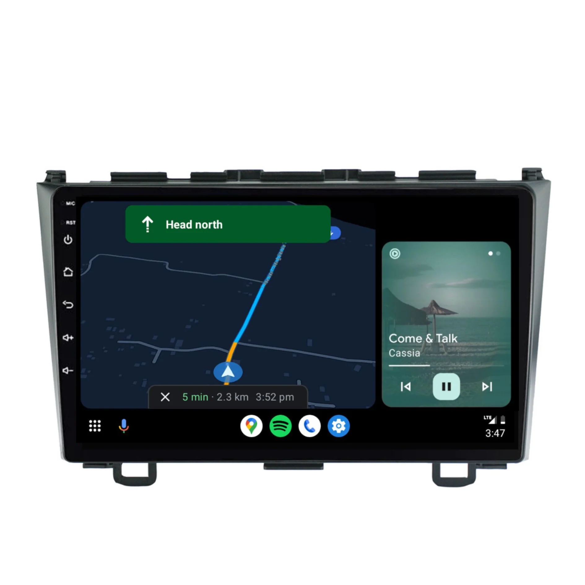 Honda CR-V (2007-2012) Plug & Play Head Unit Upgrade Kit: Car Radio with Wireless & Wired Apple CarPlay & Android Auto - Image 4