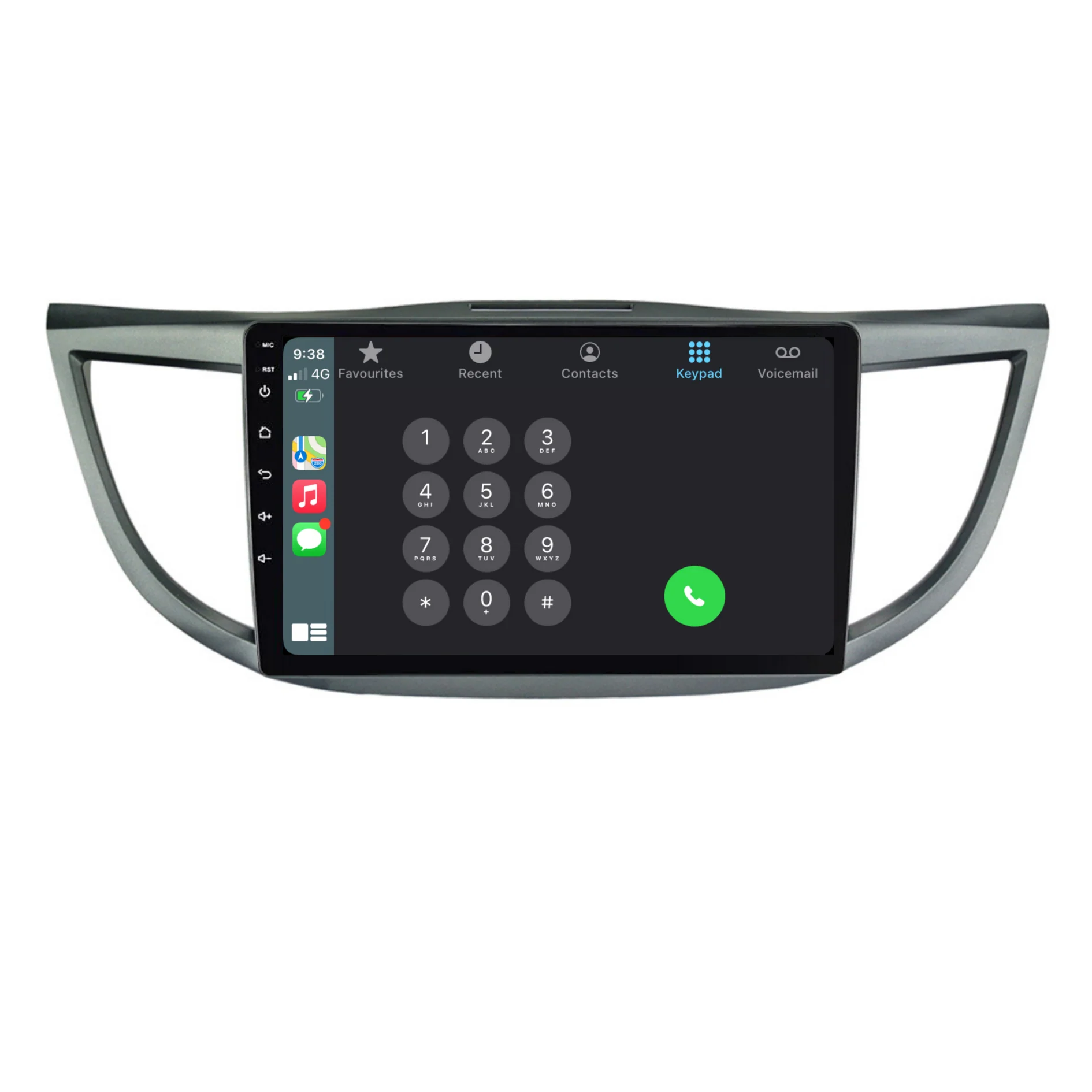 Honda CR-V (2012-2017) Plug & Play Head Unit Upgrade Kit: Car Radio with Wireless & Wired Apple CarPlay & Android Auto - Image 3