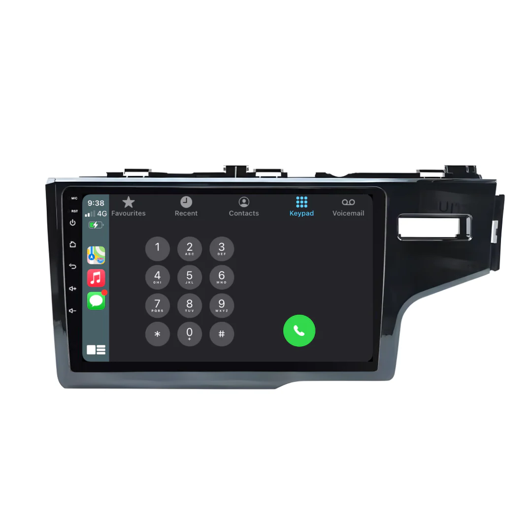 Honda Fit / City 3 GK GH GP Jazz (2014-2019) Plug & Play Head Unit Upgrade Kit: Car Radio with Wireless & Wired Apple CarPlay & Android Auto - Image 3
