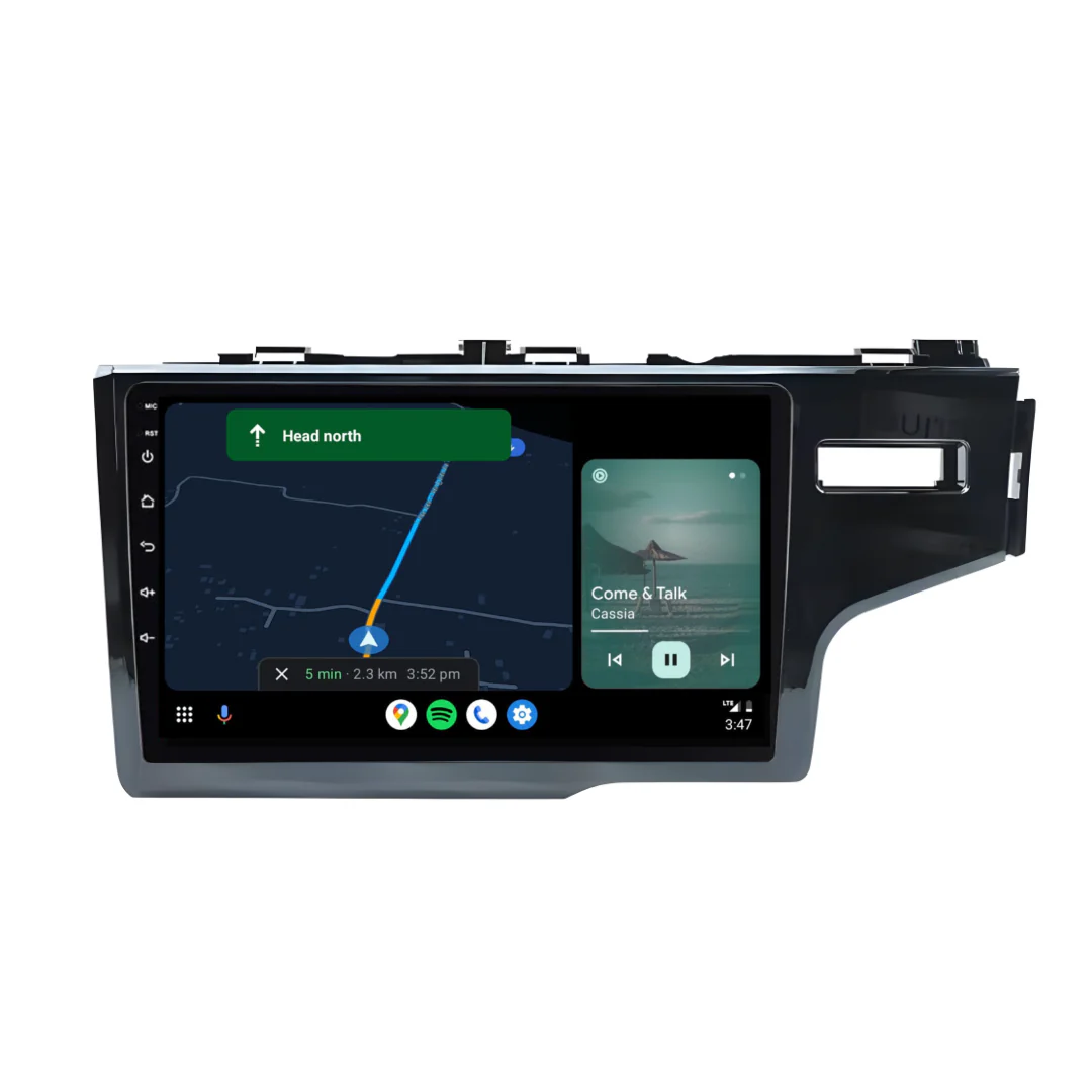 Honda Fit / City 3 GK GH GP Jazz (2014-2019) Plug & Play Head Unit Upgrade Kit: Car Radio with Wireless & Wired Apple CarPlay & Android Auto - Image 4
