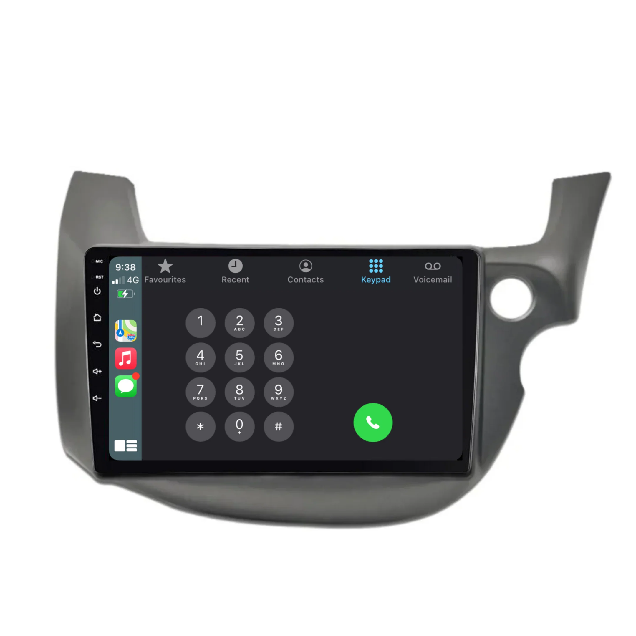 Honda Fit/Jazz (2008-2013) Plug & Play Head Unit Upgrade Kit: Car Radio with Wireless & Wired Apple CarPlay & Android Auto - Image 3