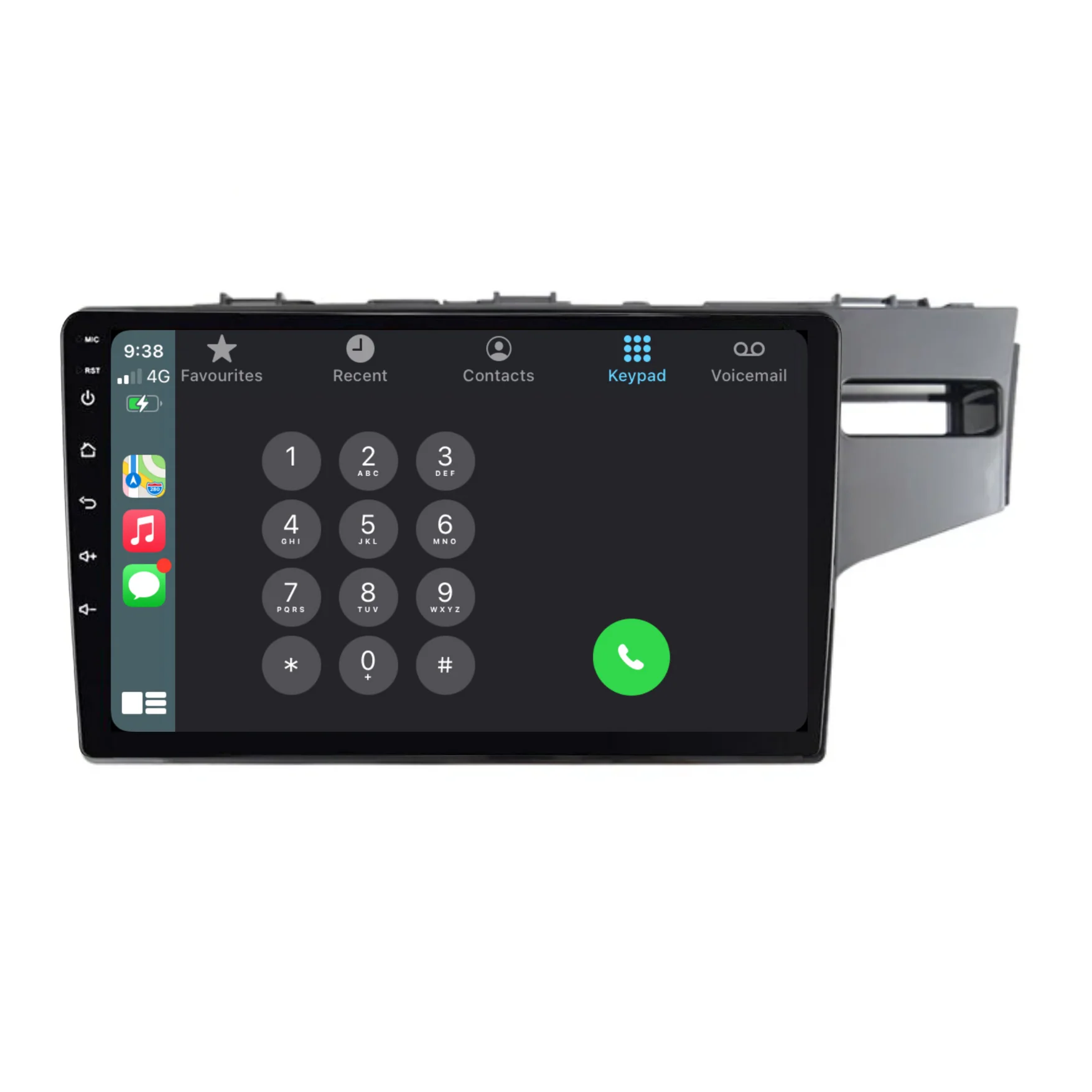 Honda Fit/Jazz (2014-2019) Plug & Play Head Unit Upgrade Kit: Car Radio with Wireless & Wired Apple CarPlay & Android Auto - Image 3