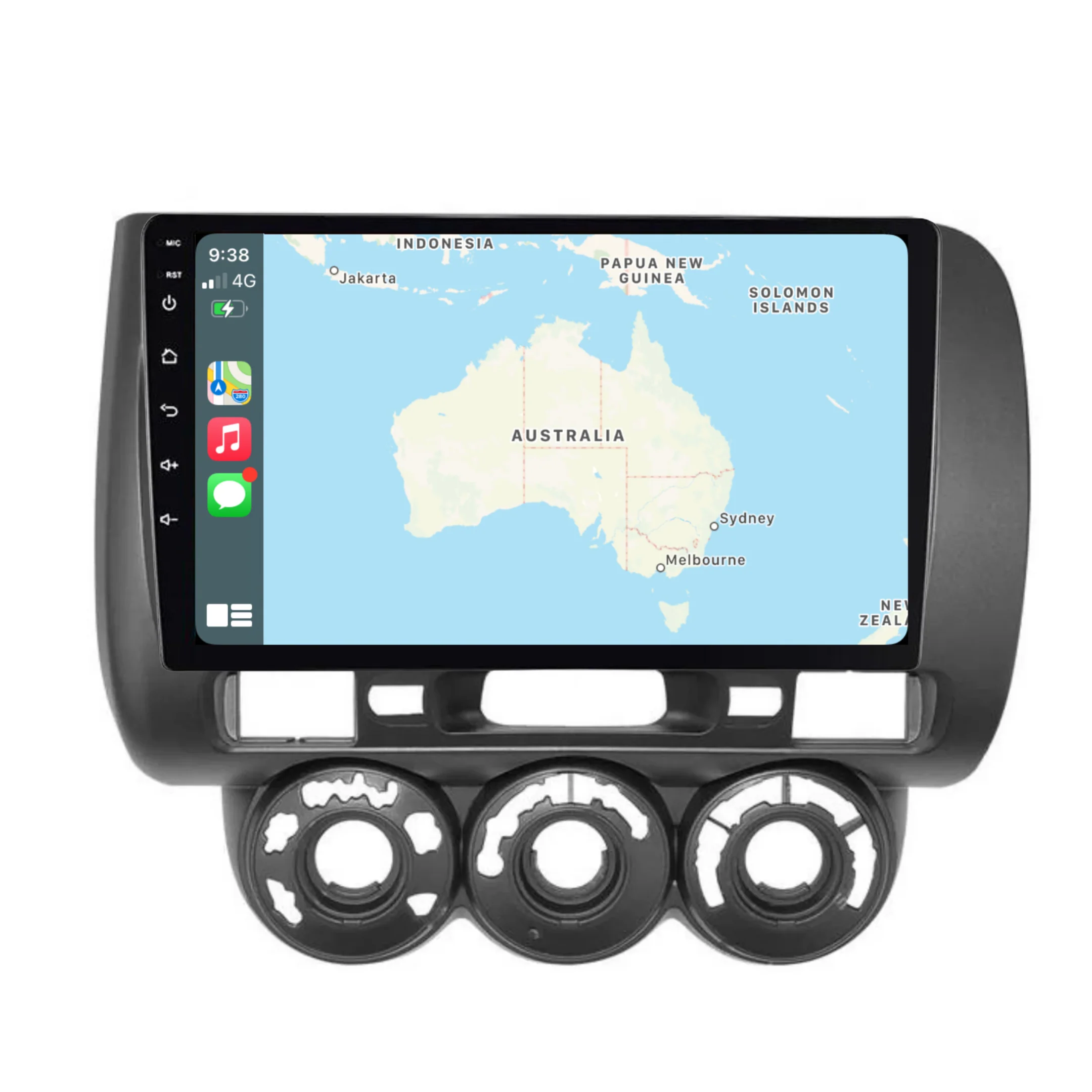 Honda Fit/Jazz/City (2002-2008) Plug & Play Head Unit Upgrade Kit: Car Radio with Wireless & Wired Apple CarPlay & Android Auto - Image 2